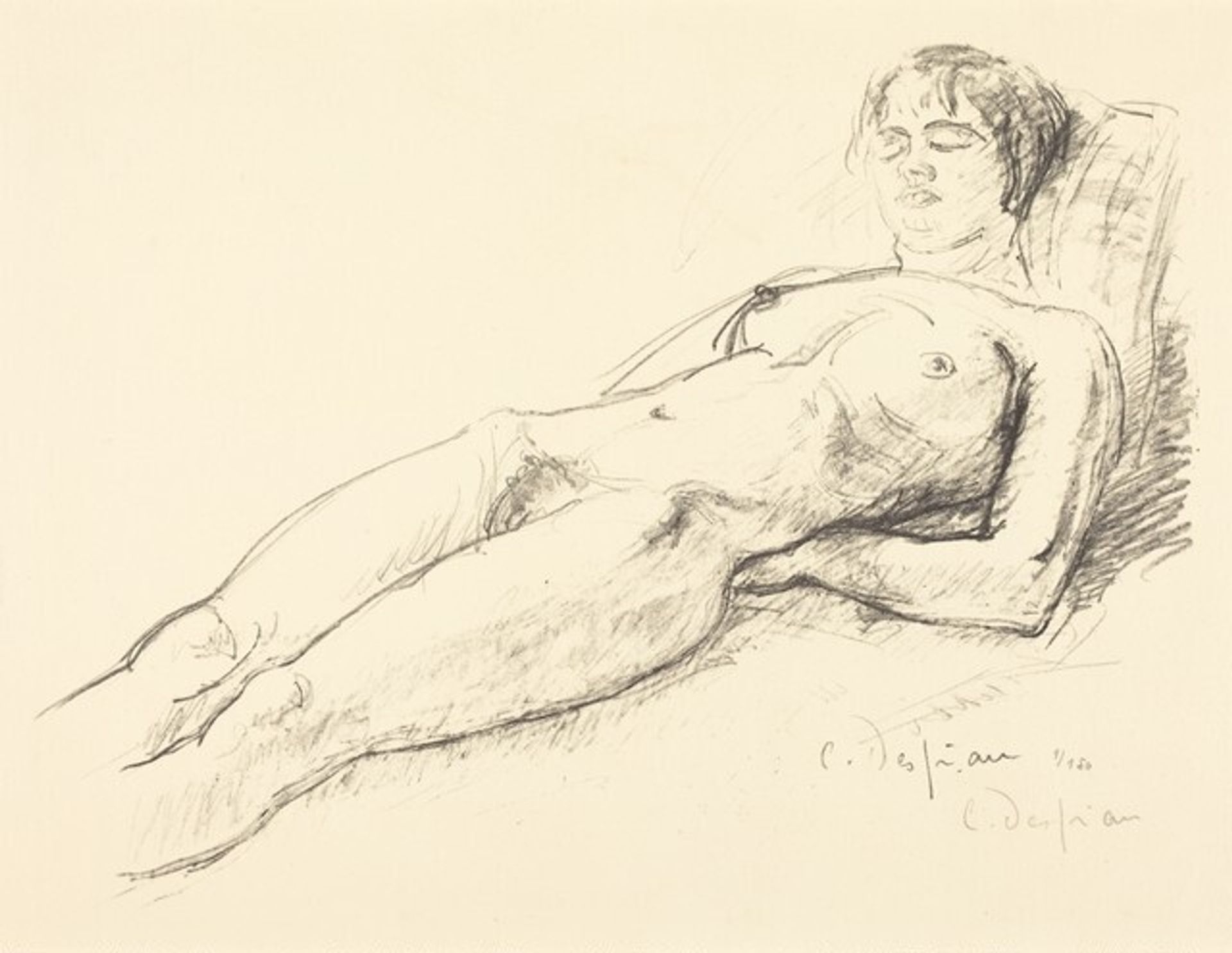 Reclining Nude by Charles Despiau