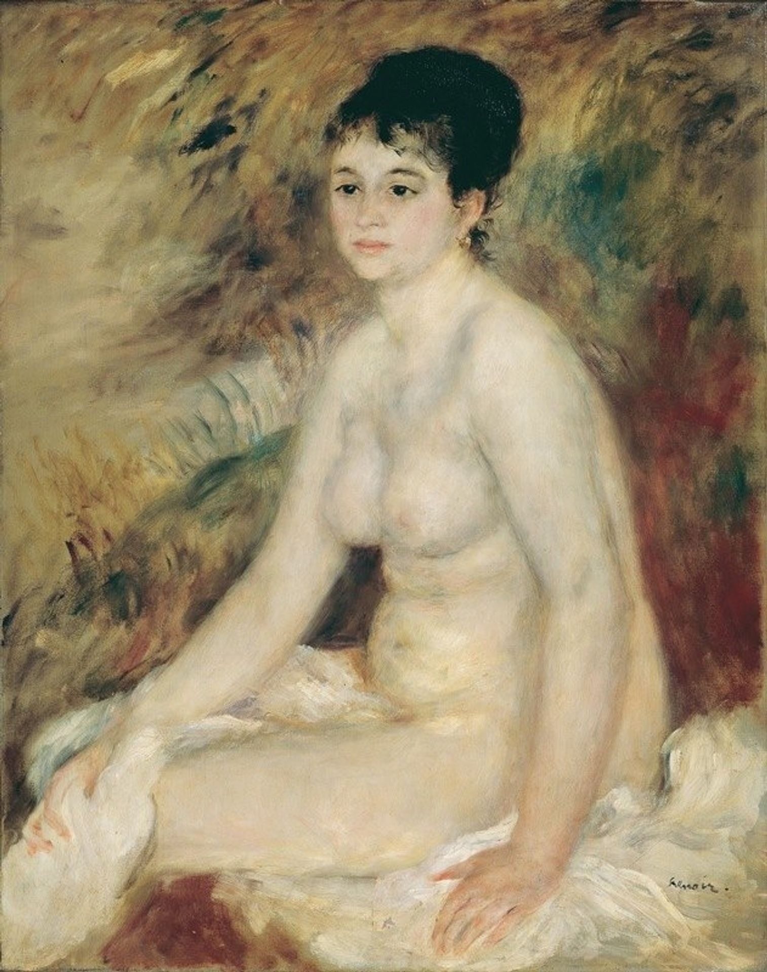 Nach dem Bade by Pierre-Auguste Renoir