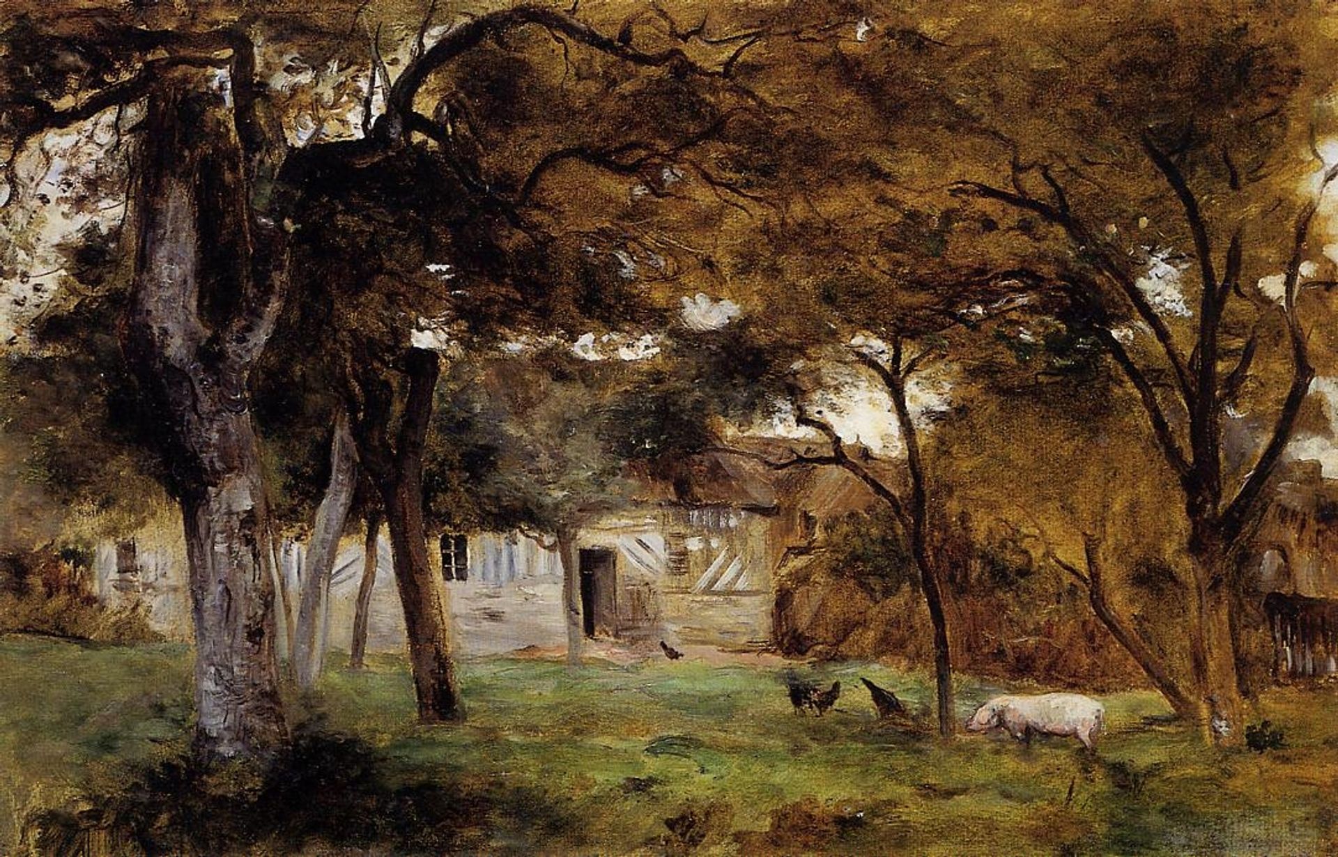 Farm in Normandy by Berthe Morisot