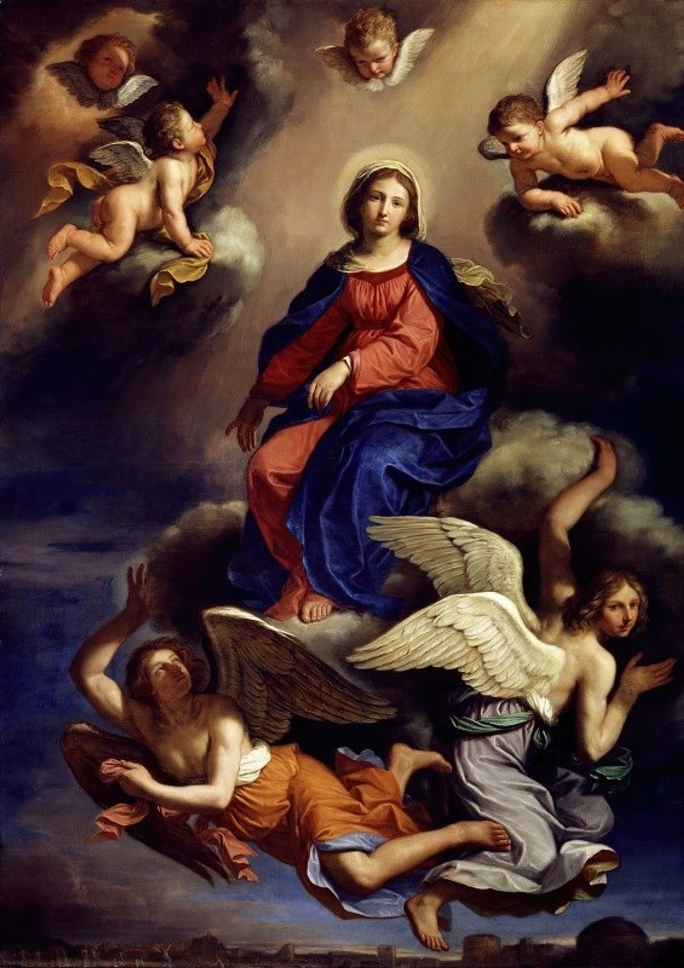 Assumption Of The Virgin by Guercino