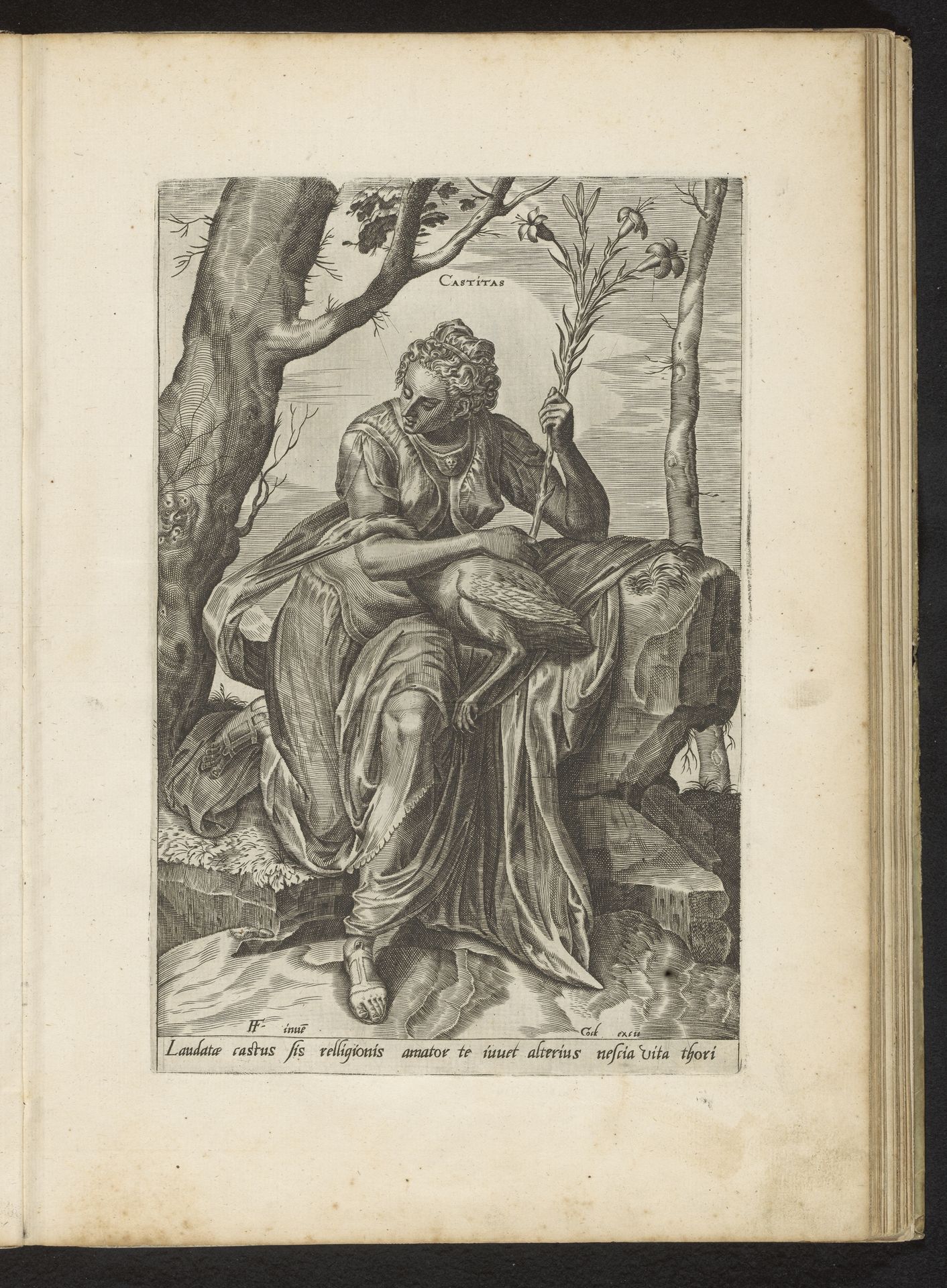 Kuisheid by Cornelis Cort