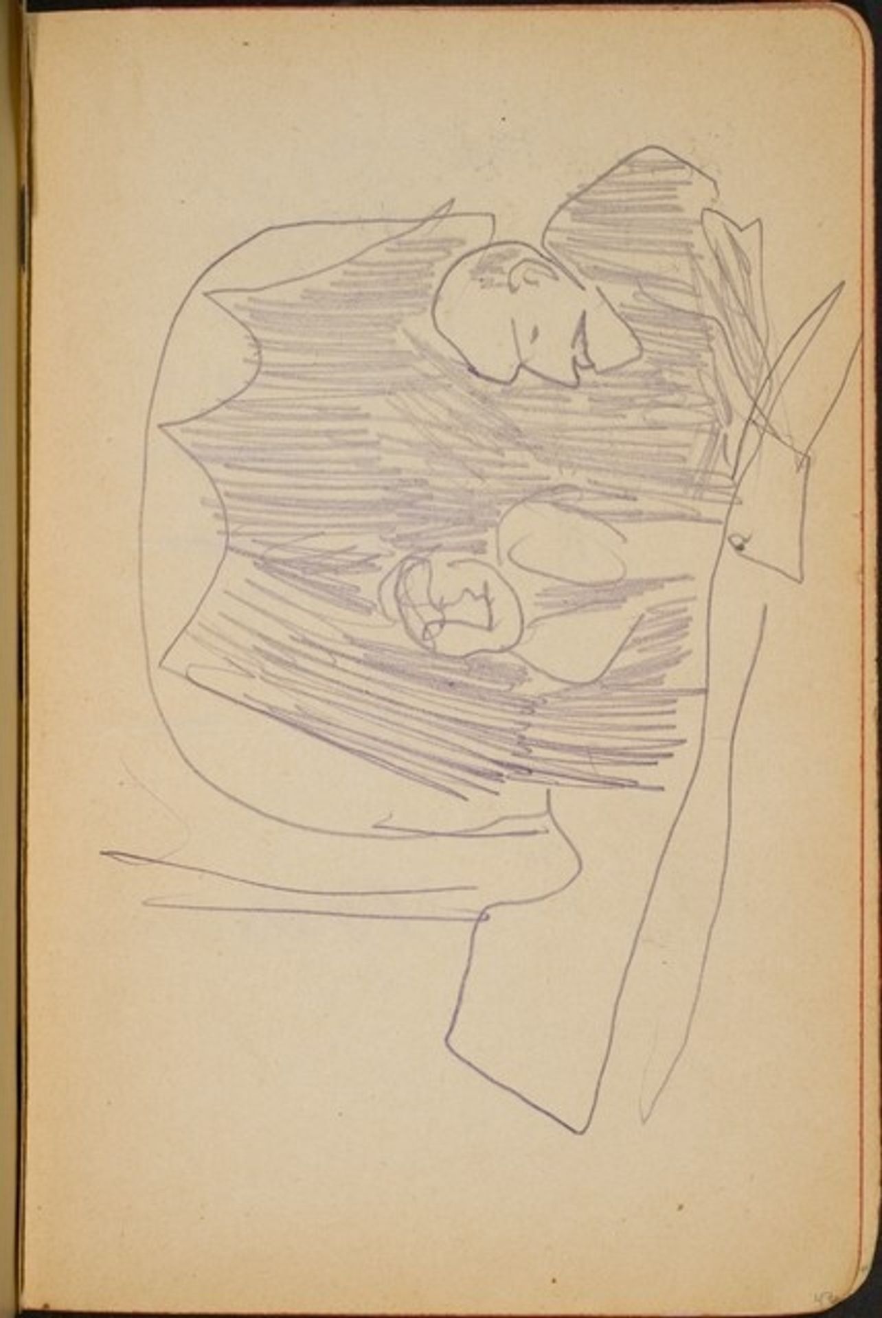 zwei Figuren in einer Loge (Two People in Box Seats) [p. 47] by Max Beckmann