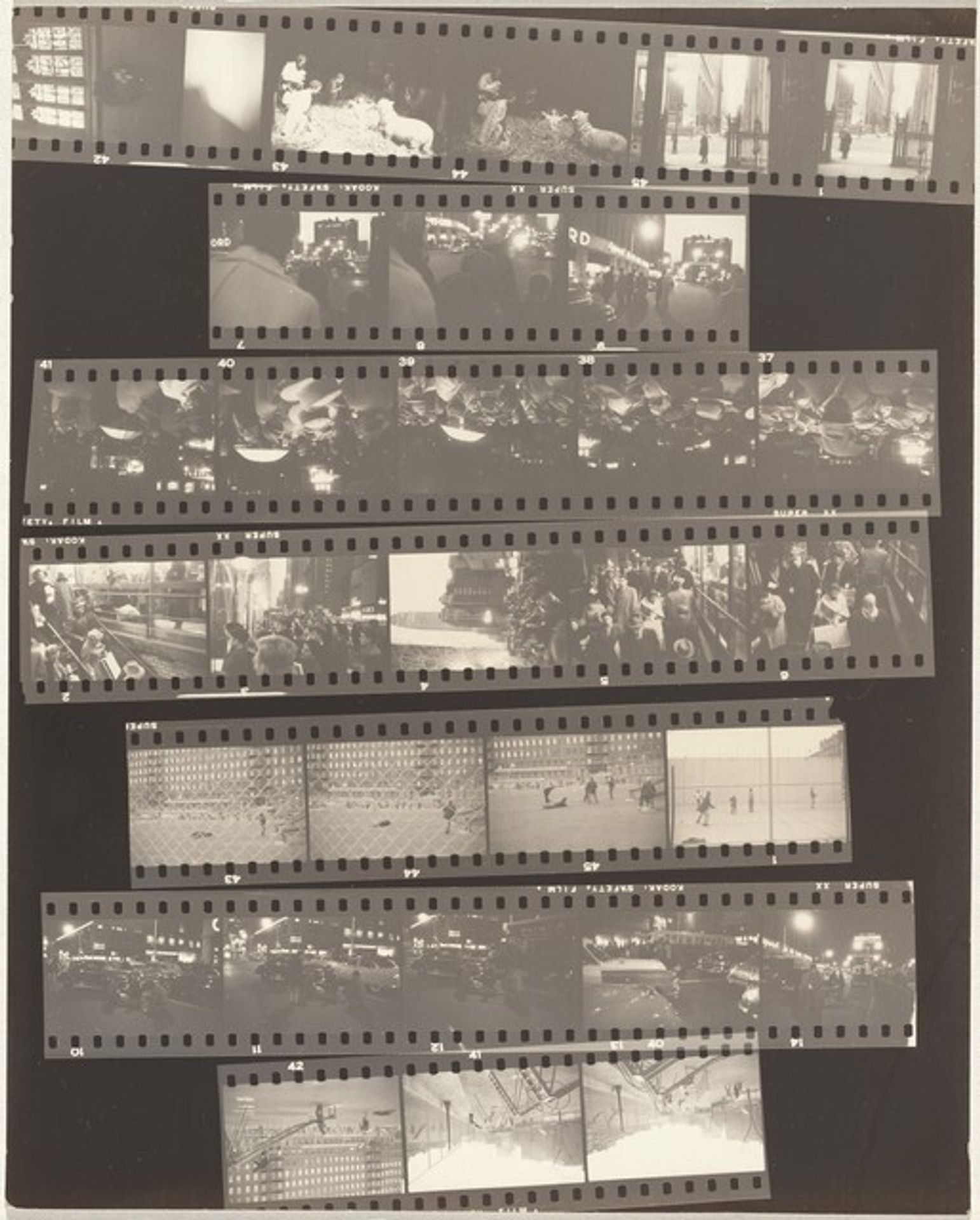 Christmas--New York City no number by Robert Frank