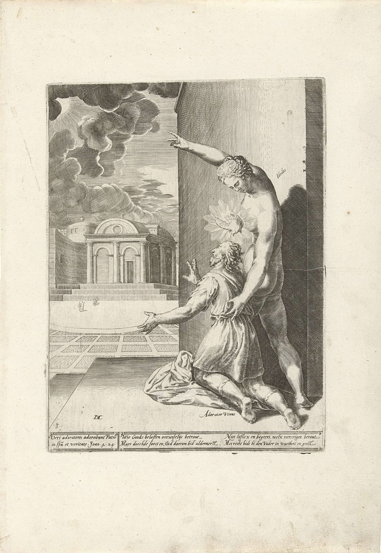 Waarheid leert de mens God aanbidden by Dirck Volckertsz Coornhert