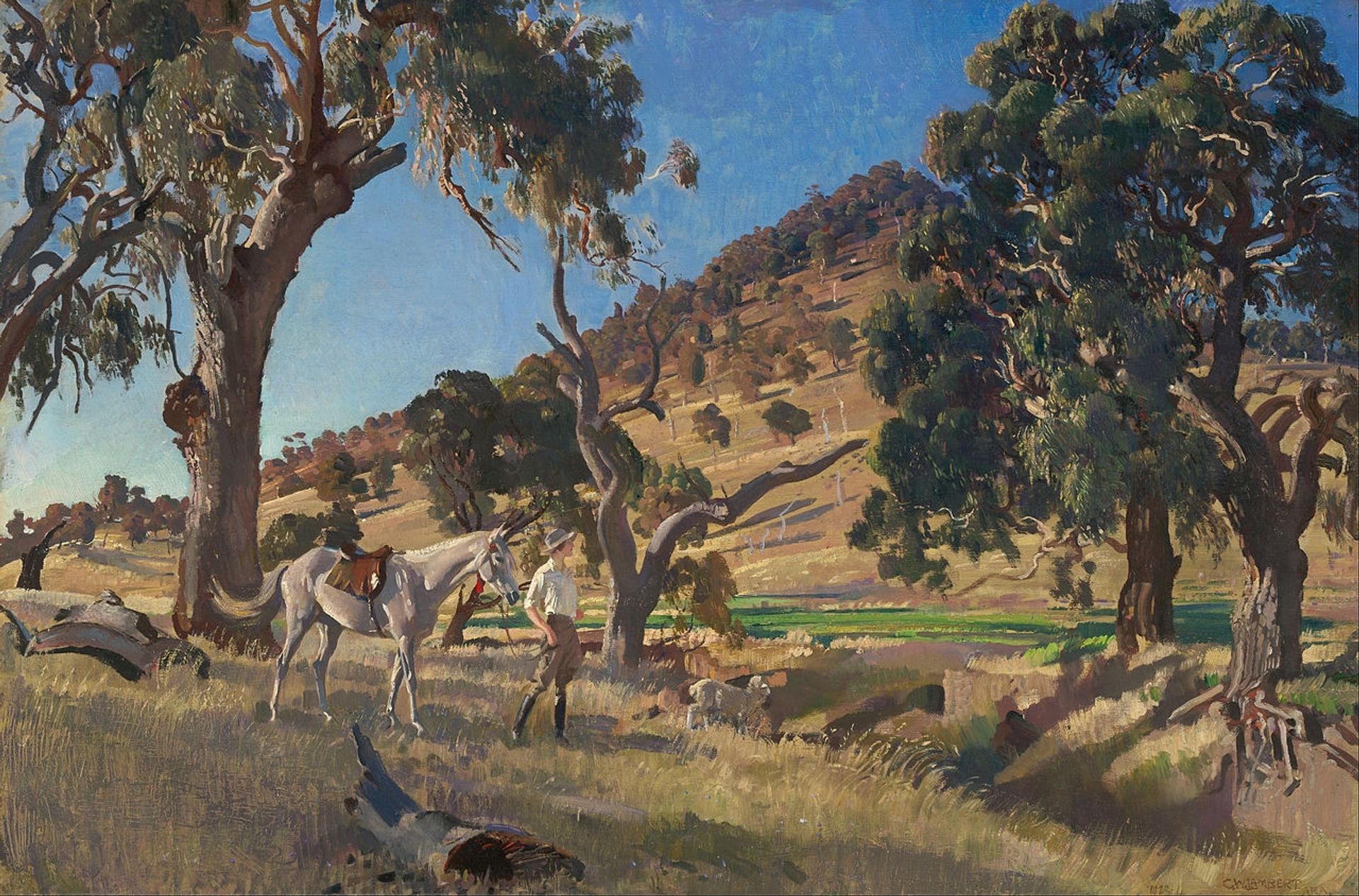 The Squatter's Daughter by George Washington Lambert