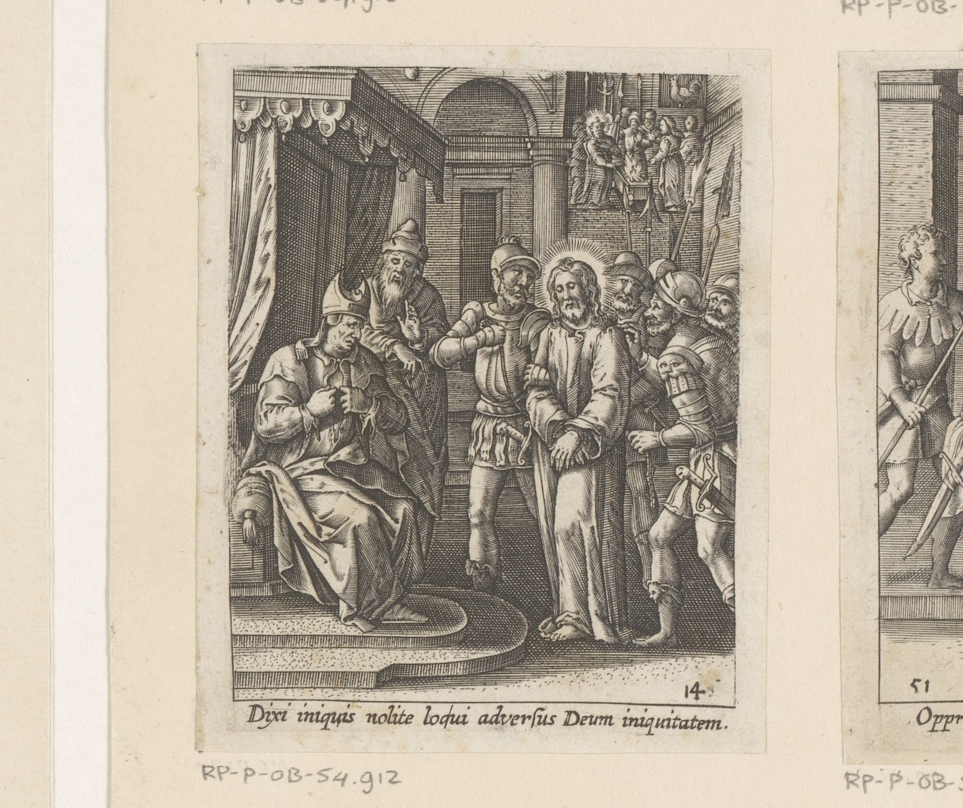 Christus voor Annas by Heinrich Ulrich