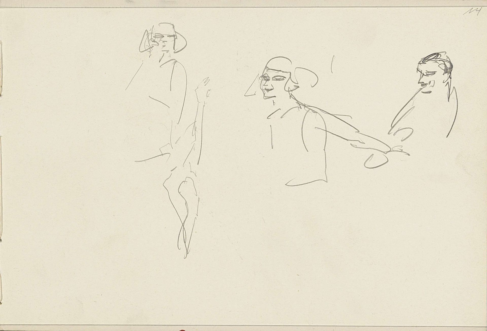 Figuurstudies by Isaac Israels