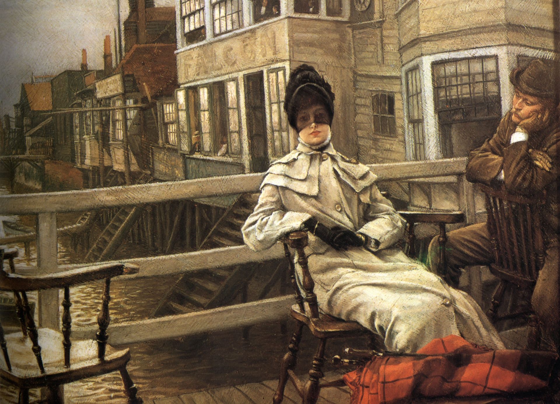 Waiting for the Ferry by James Tissot