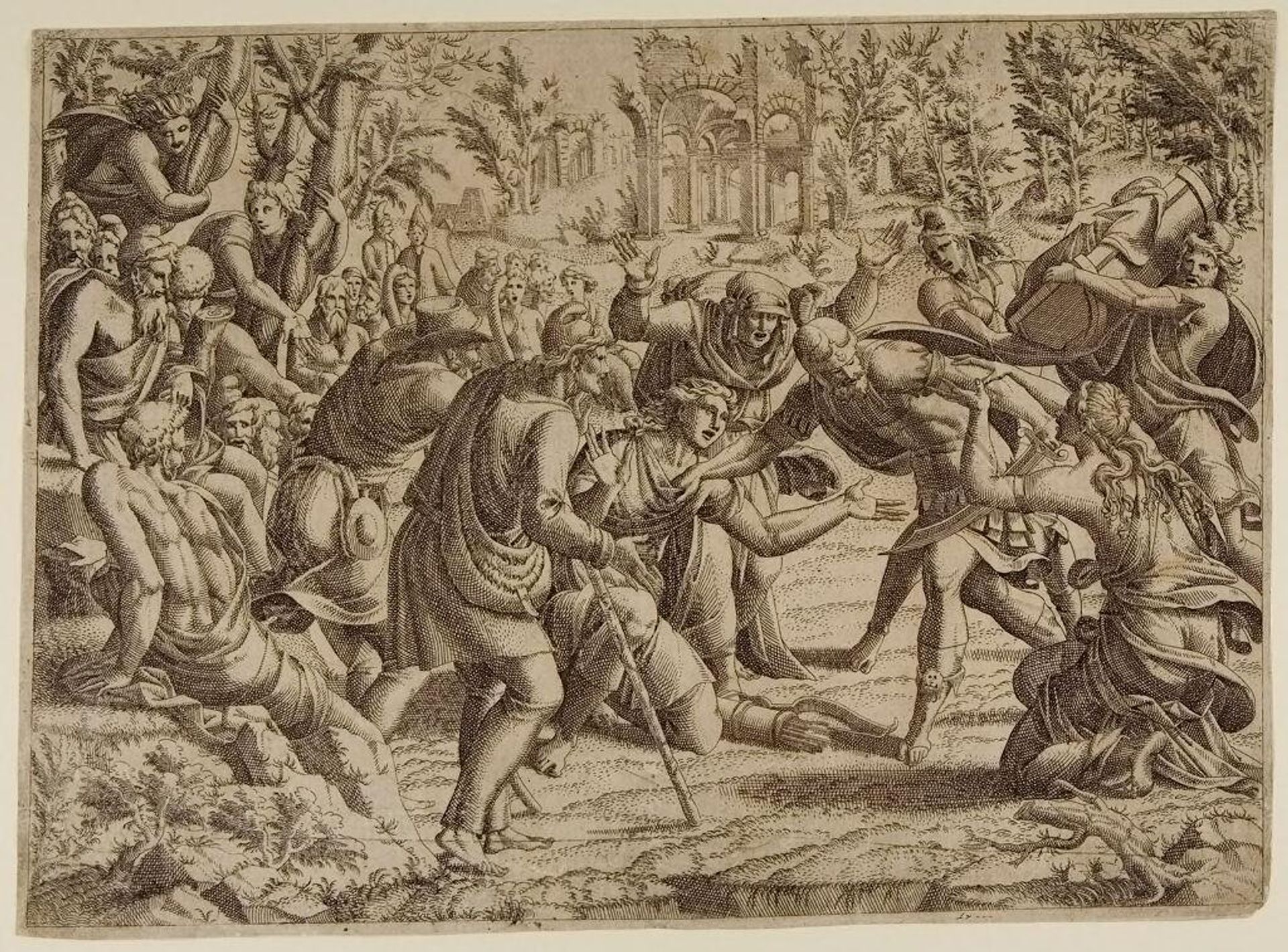 The Treacherous Simon Brought into the Trojan's Camp by the Shepherds by Jean Mignon