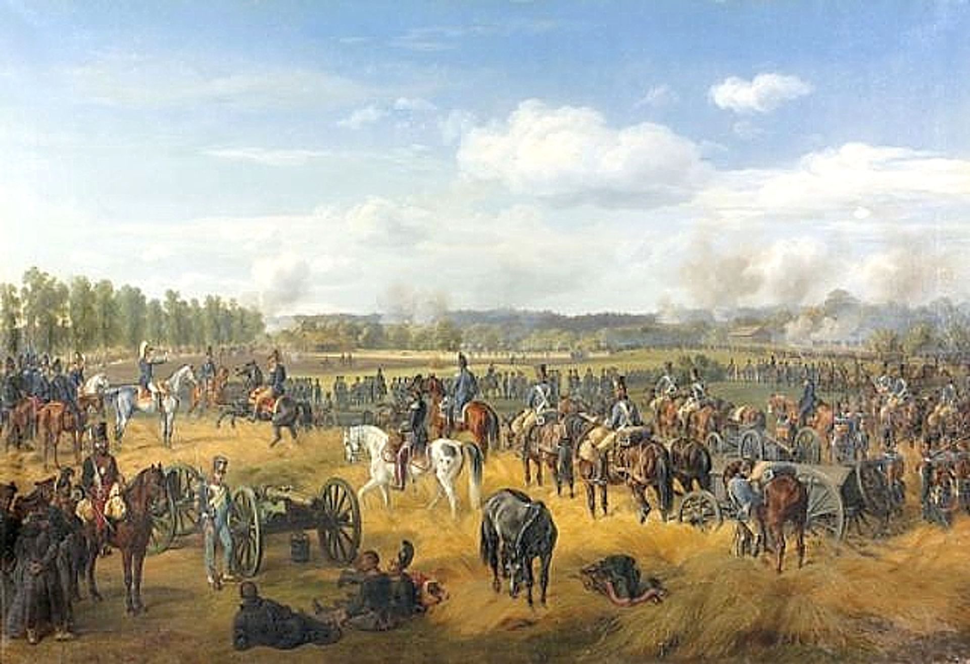 Battle of Ostrovno 1812 by Albrecht Adam