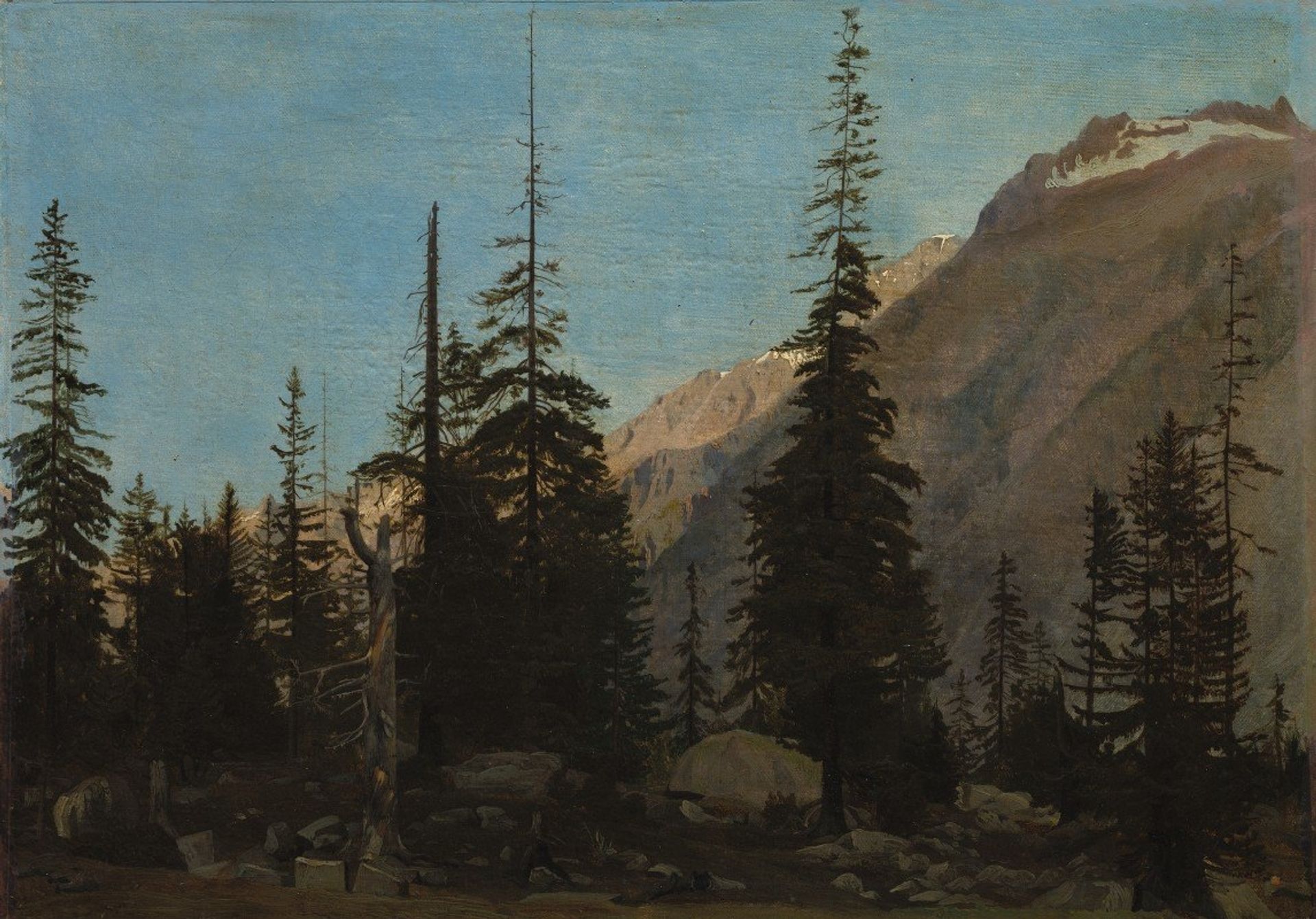 Alpine Landscape,  The Handegg, Switzerland by Jean-Léon Gérôme