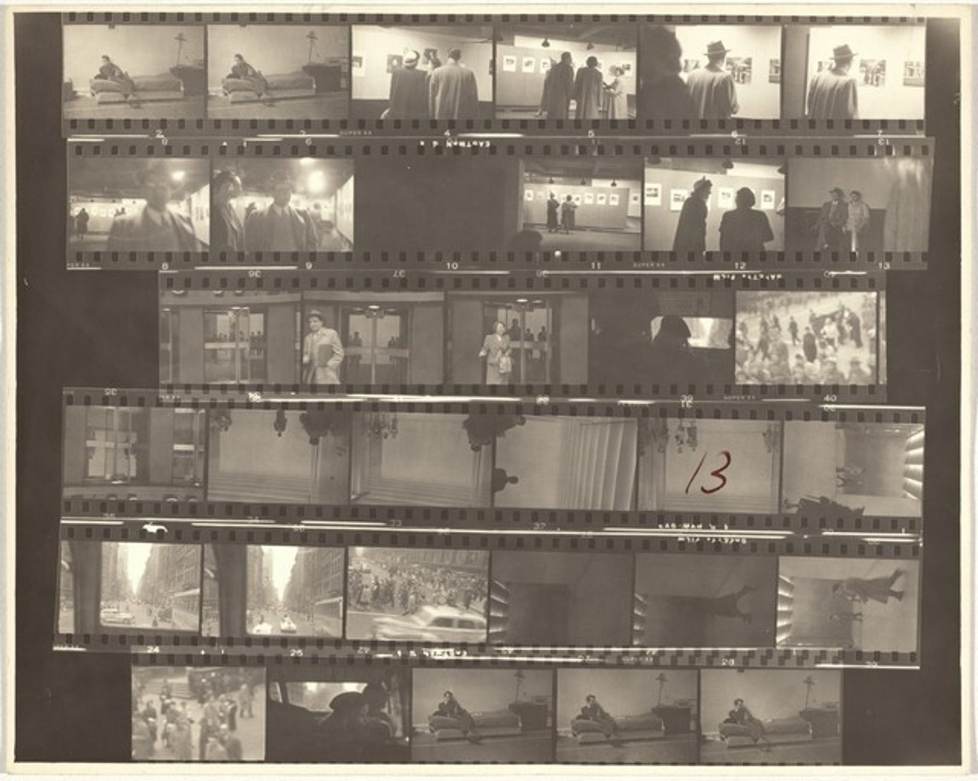 Lou Stettner exhibition 13 by Robert Frank