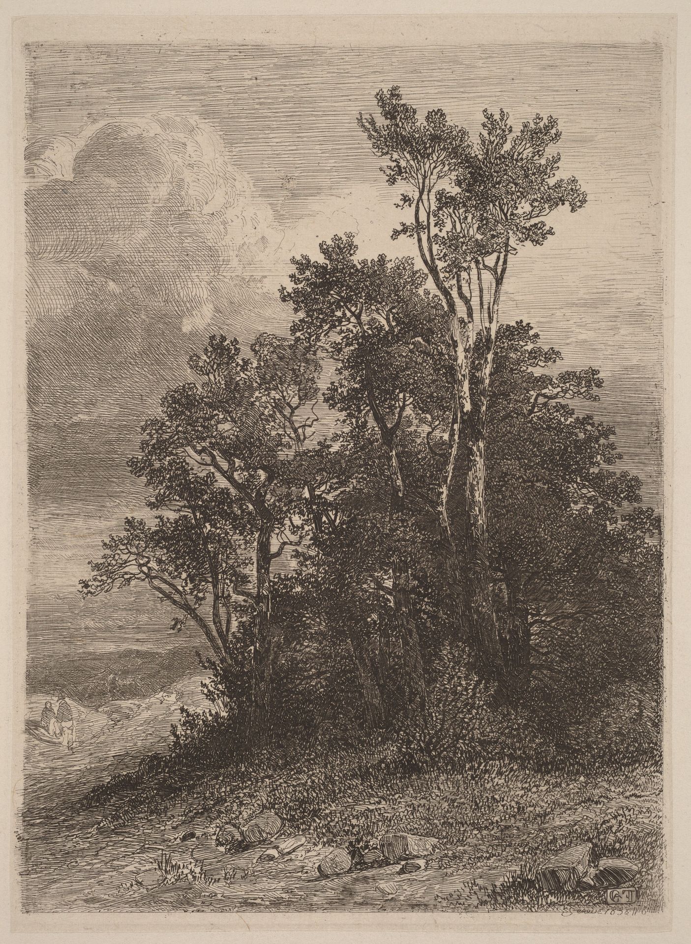 Grove of Trees by Alexandre Calame