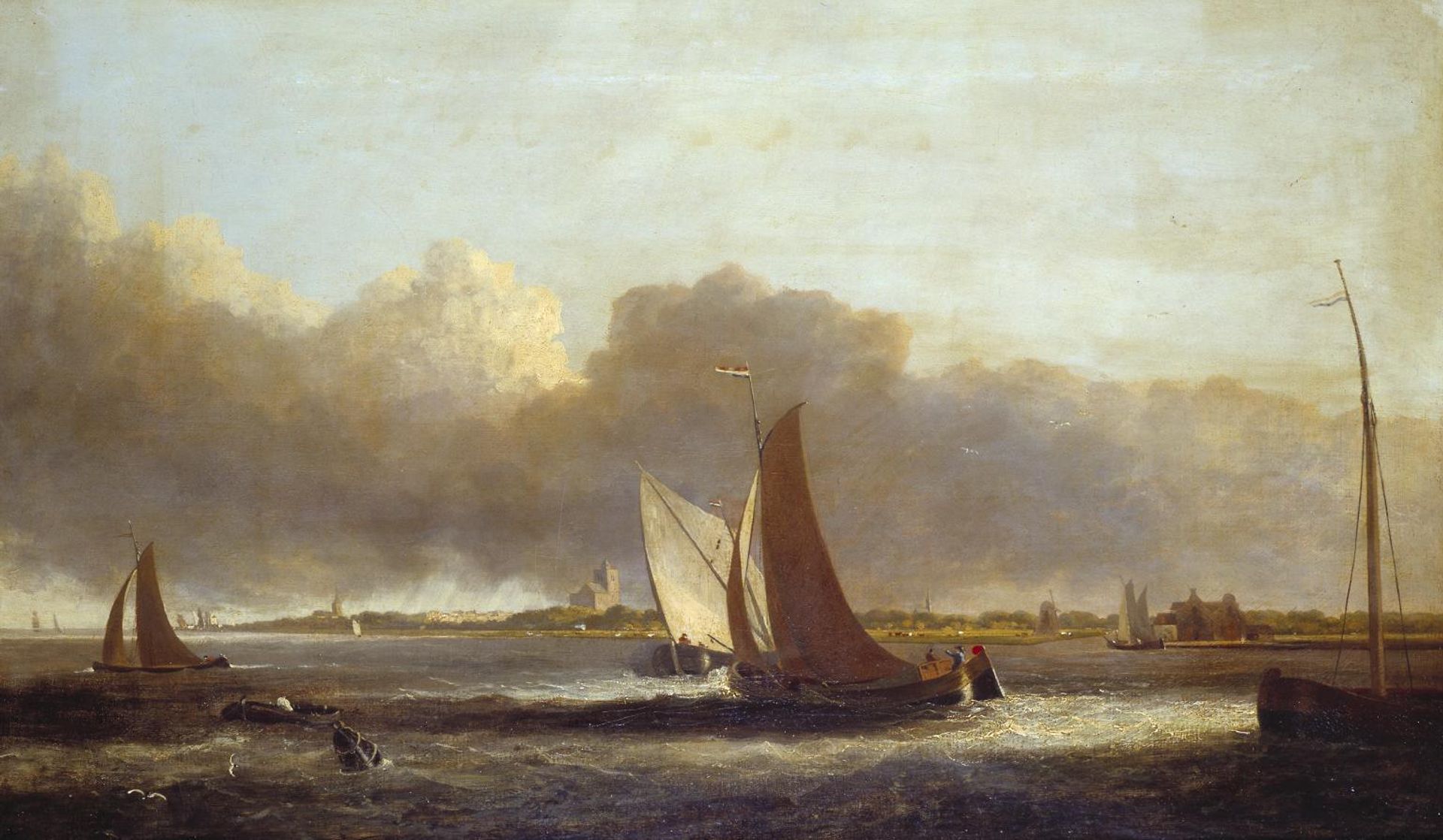 View on the Maas by John Crome