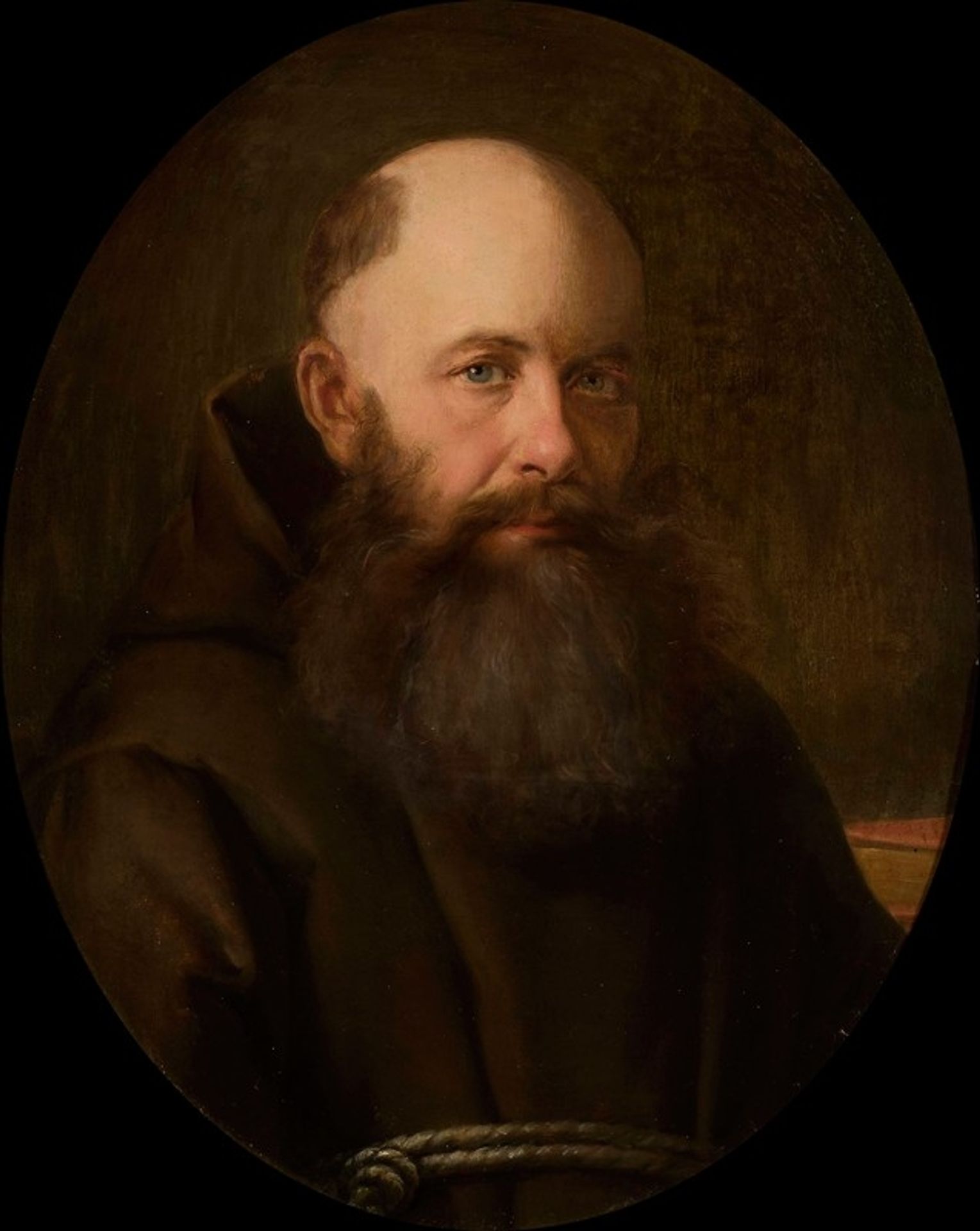 Portrait of Capuchin Beniamin Szymański by Józef Simmler