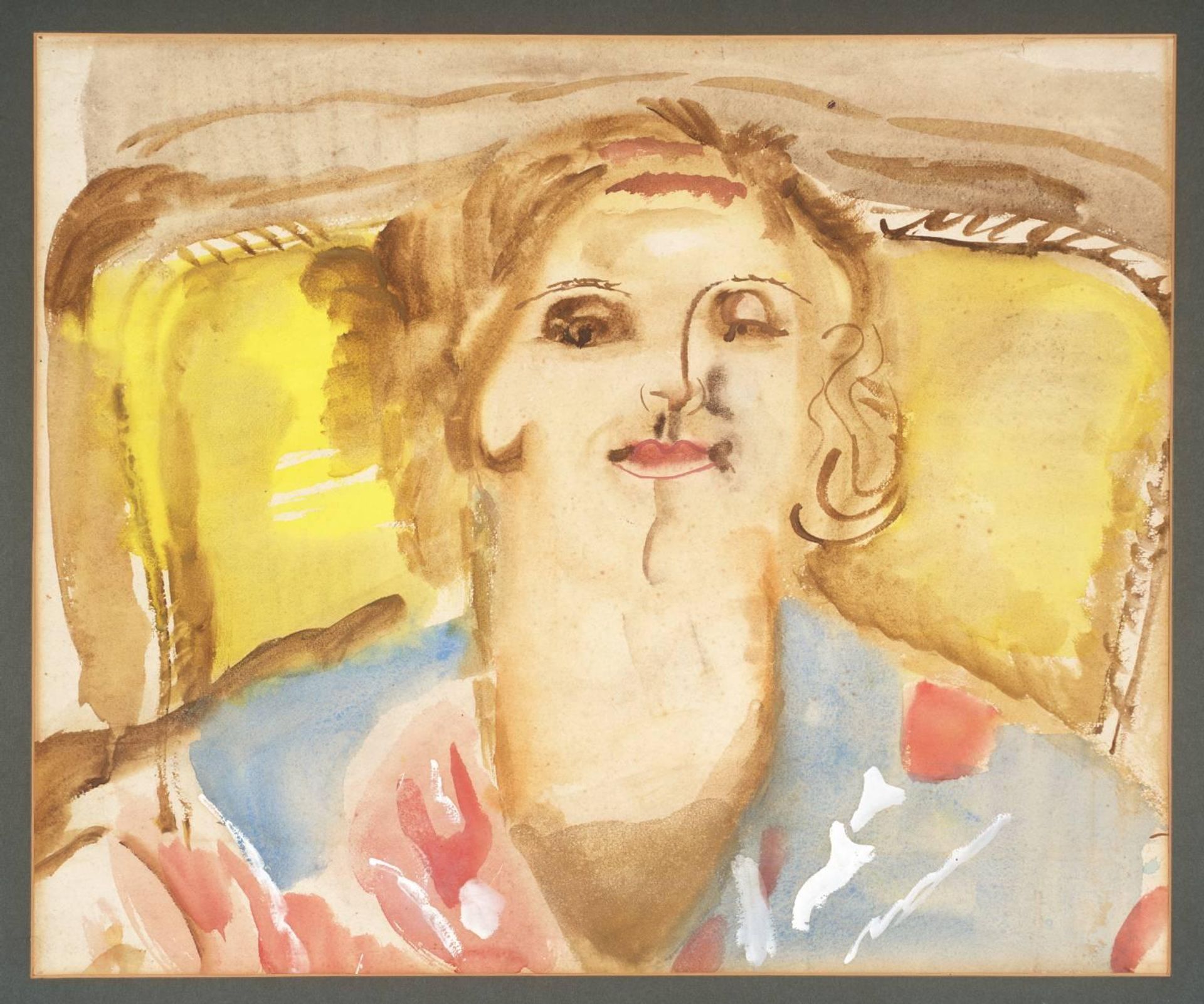 Portrait of Kitty West by Frances Hodgkins