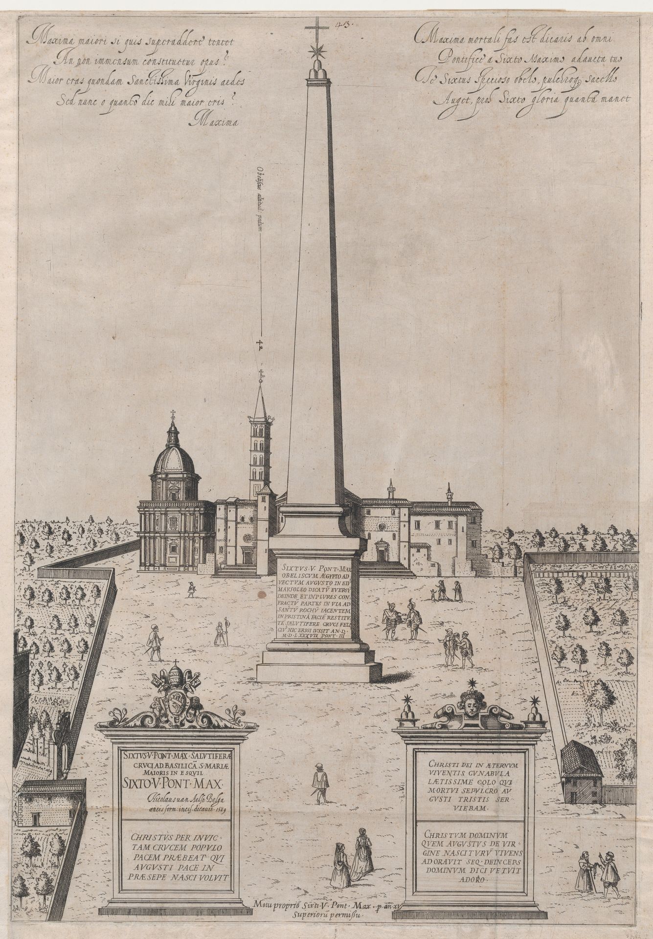Speculum Romanae Magnificentiae: The Egyptian Obelisk of Augustus by Anonymous