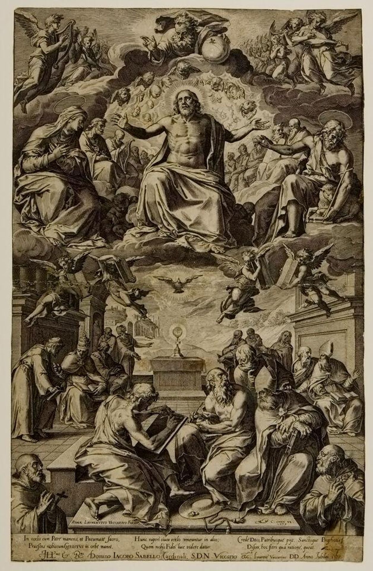 Dispute of the Sacrament by Cornelis Cort