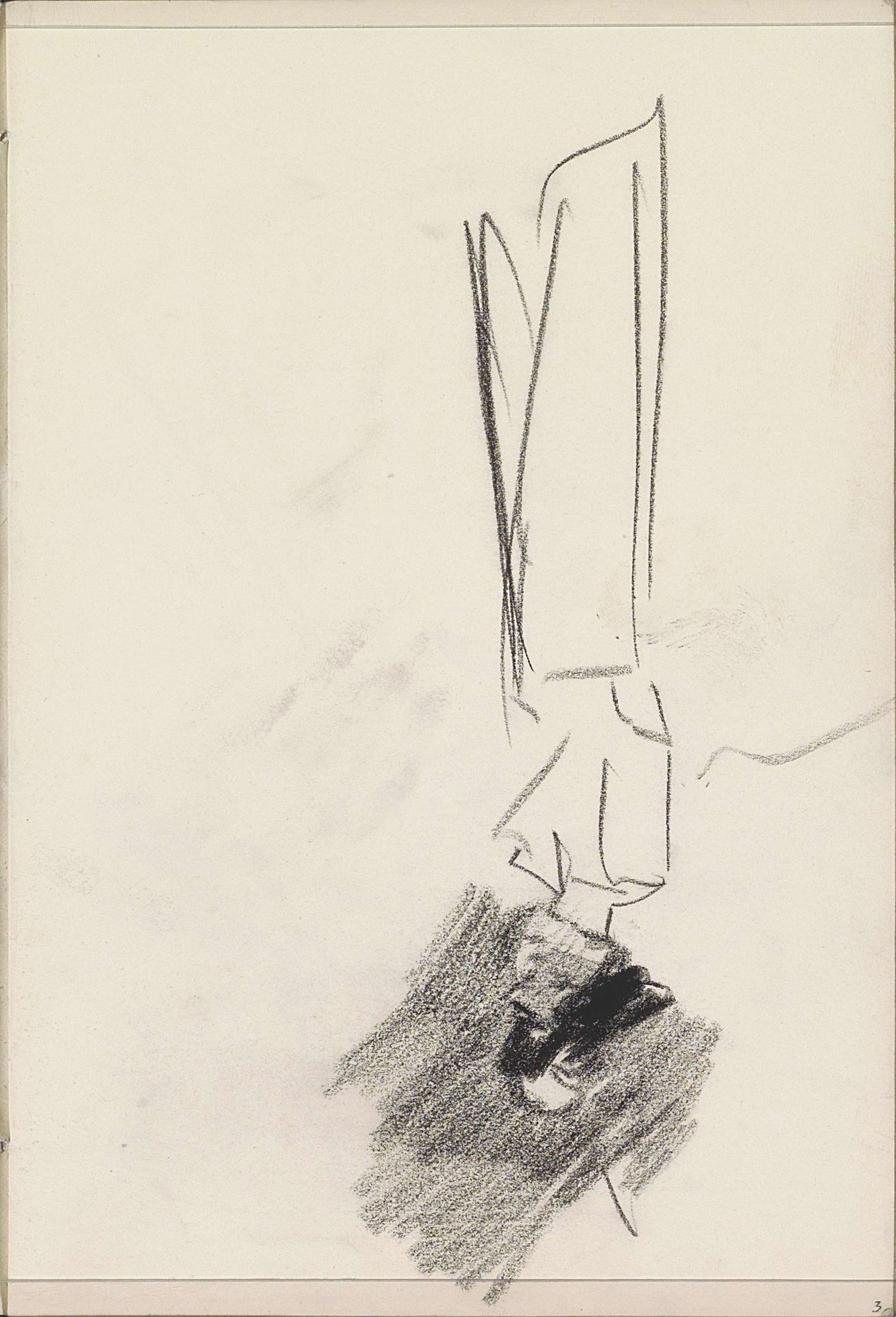 Staande vrouw met hoed by Isaac Israels