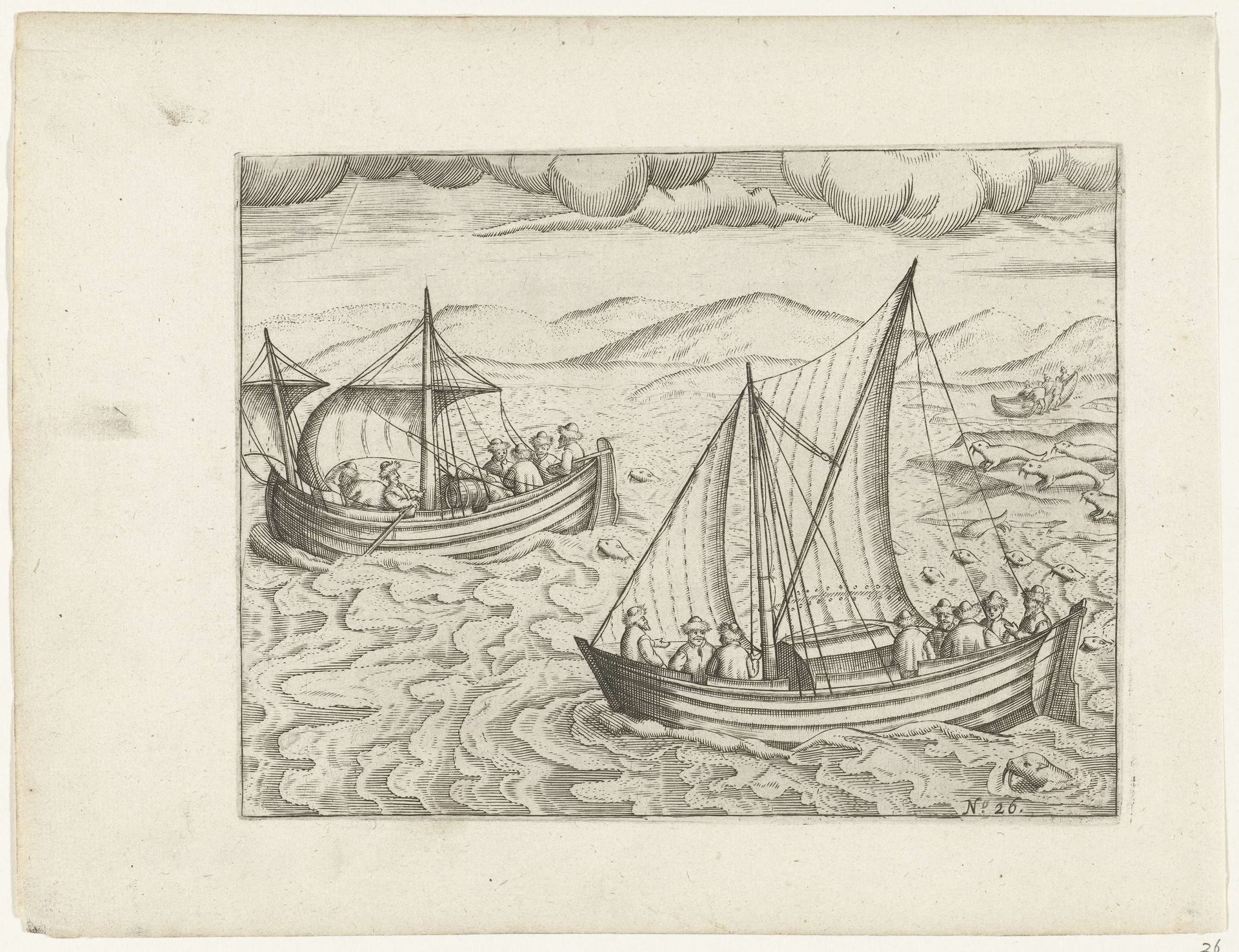 Het vertrek van het eiland, 1597 by Anonymous
