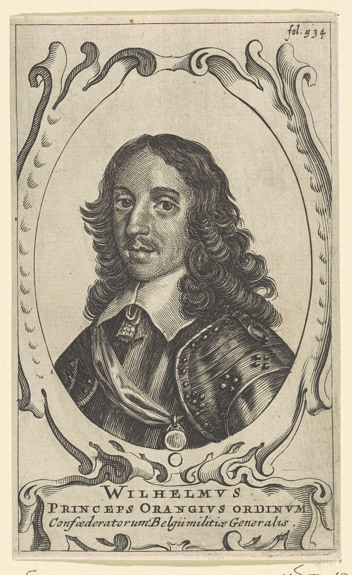 Portret van Willem II, prins van Oranje by Anonymous