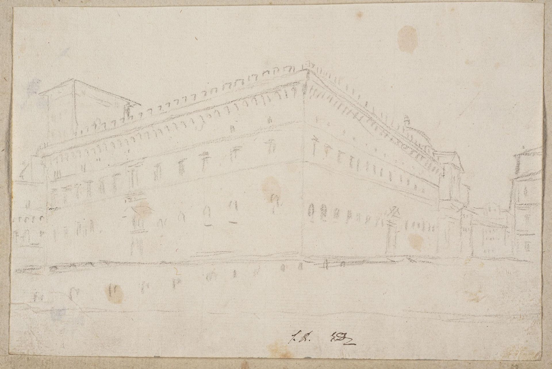 Palazzo Venezia (The Roman Album) by Jacques-Louis David