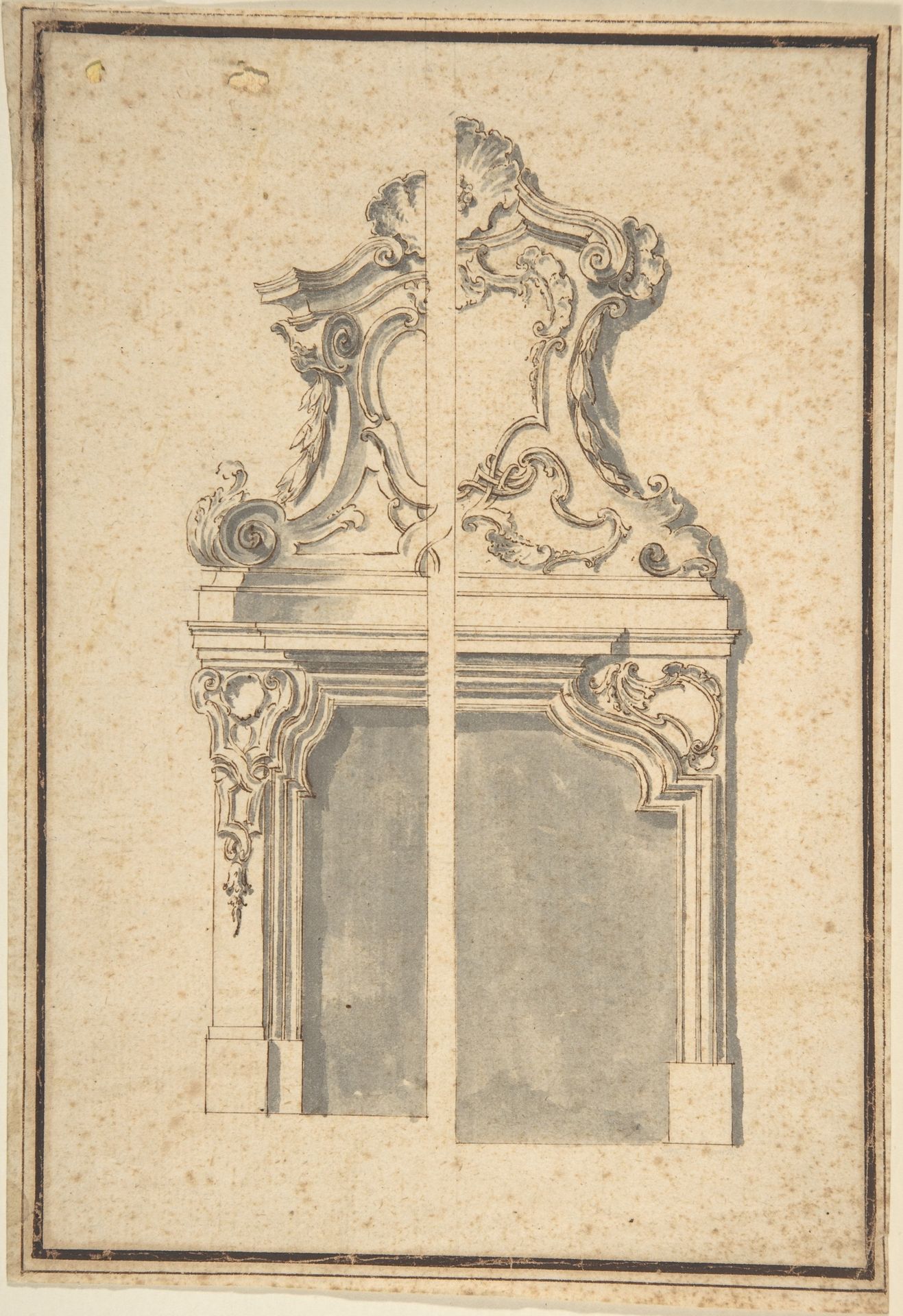 Drawing for Mantelpieces by Anonymous