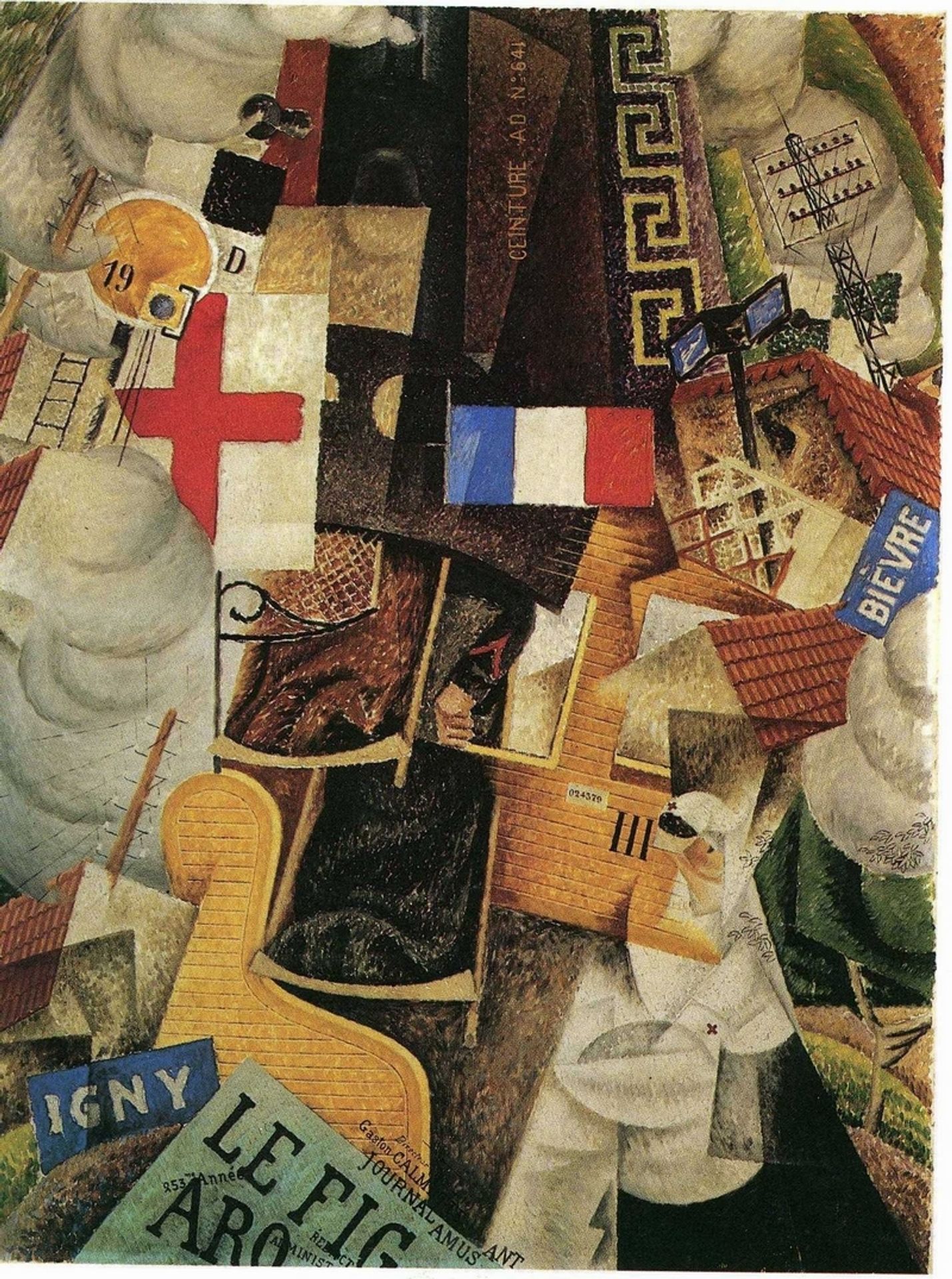 Train of the Wounded by Gino Severini