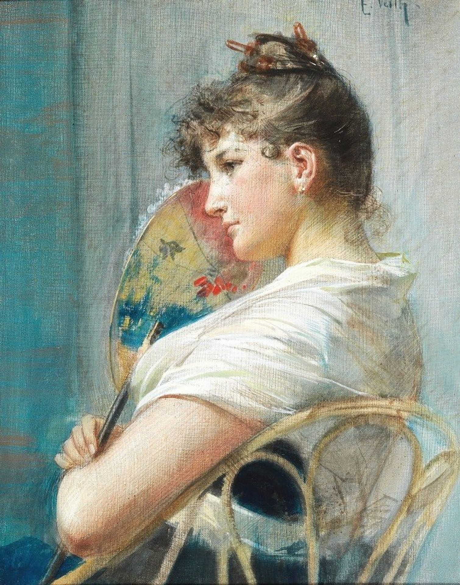 The Japanese Fan by Eduard Veith