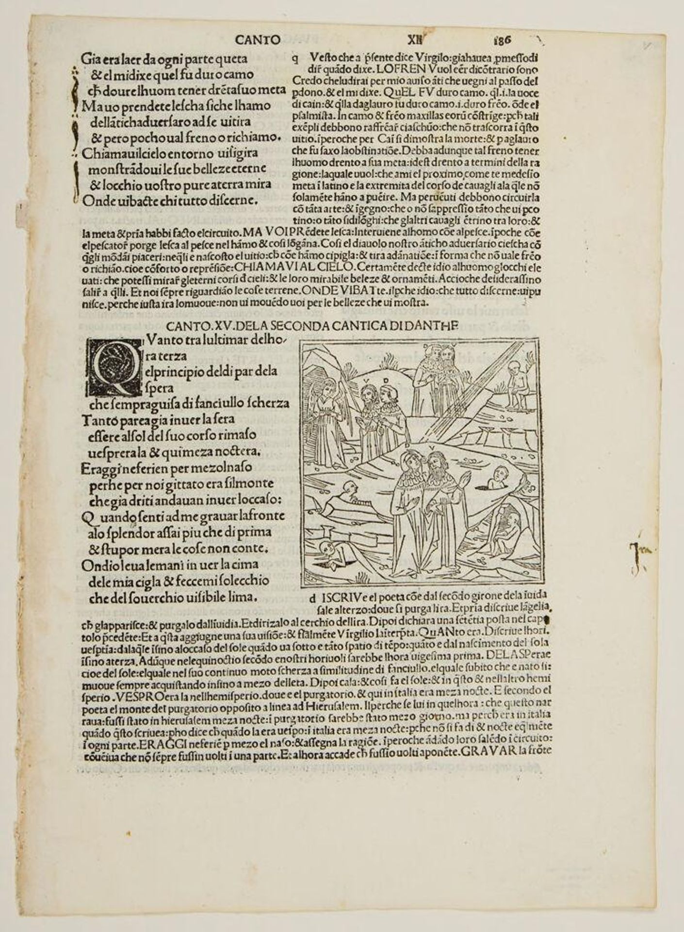 Canto XV. The Second Cornice / The Envious; The Angel of Caritas; Ascent to the Third Cornice by Anonymous