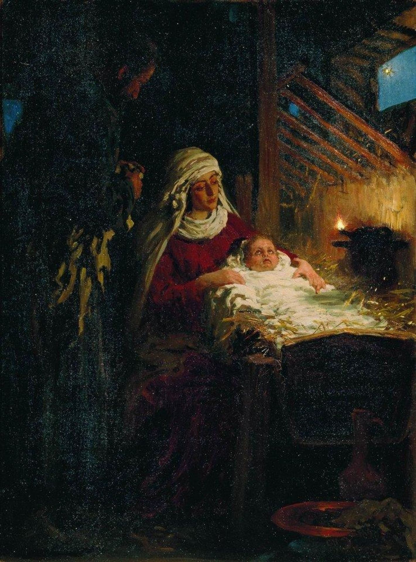 Nativity by Ilya Repin