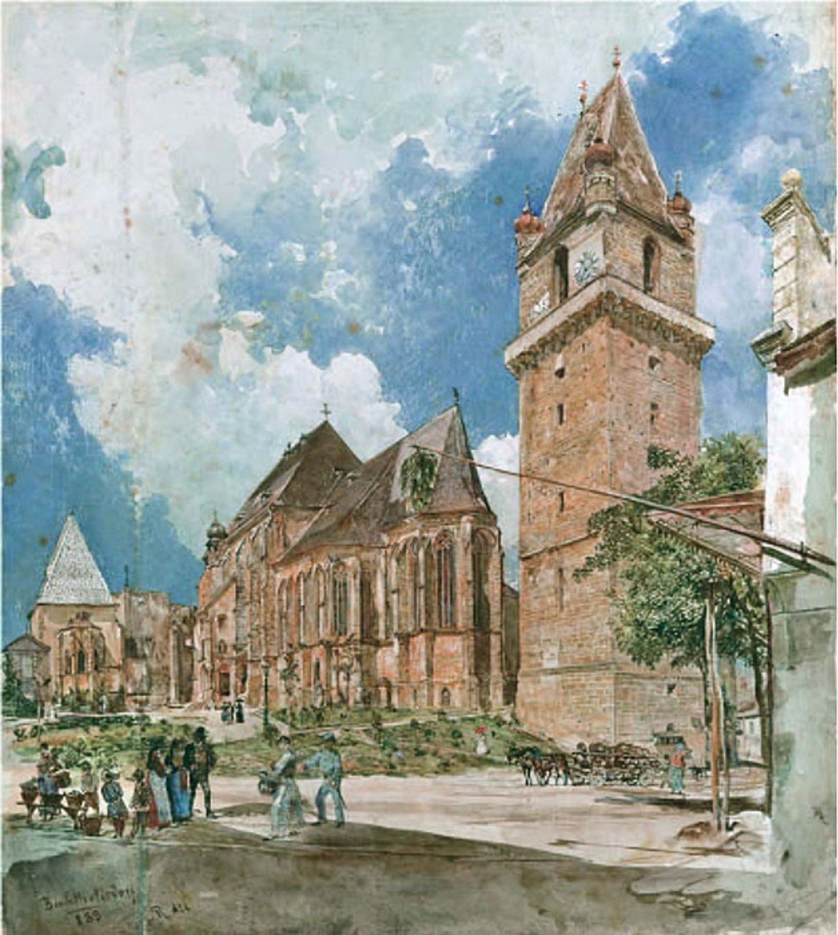 Perchtoldsdorf by Rudolf von Alt