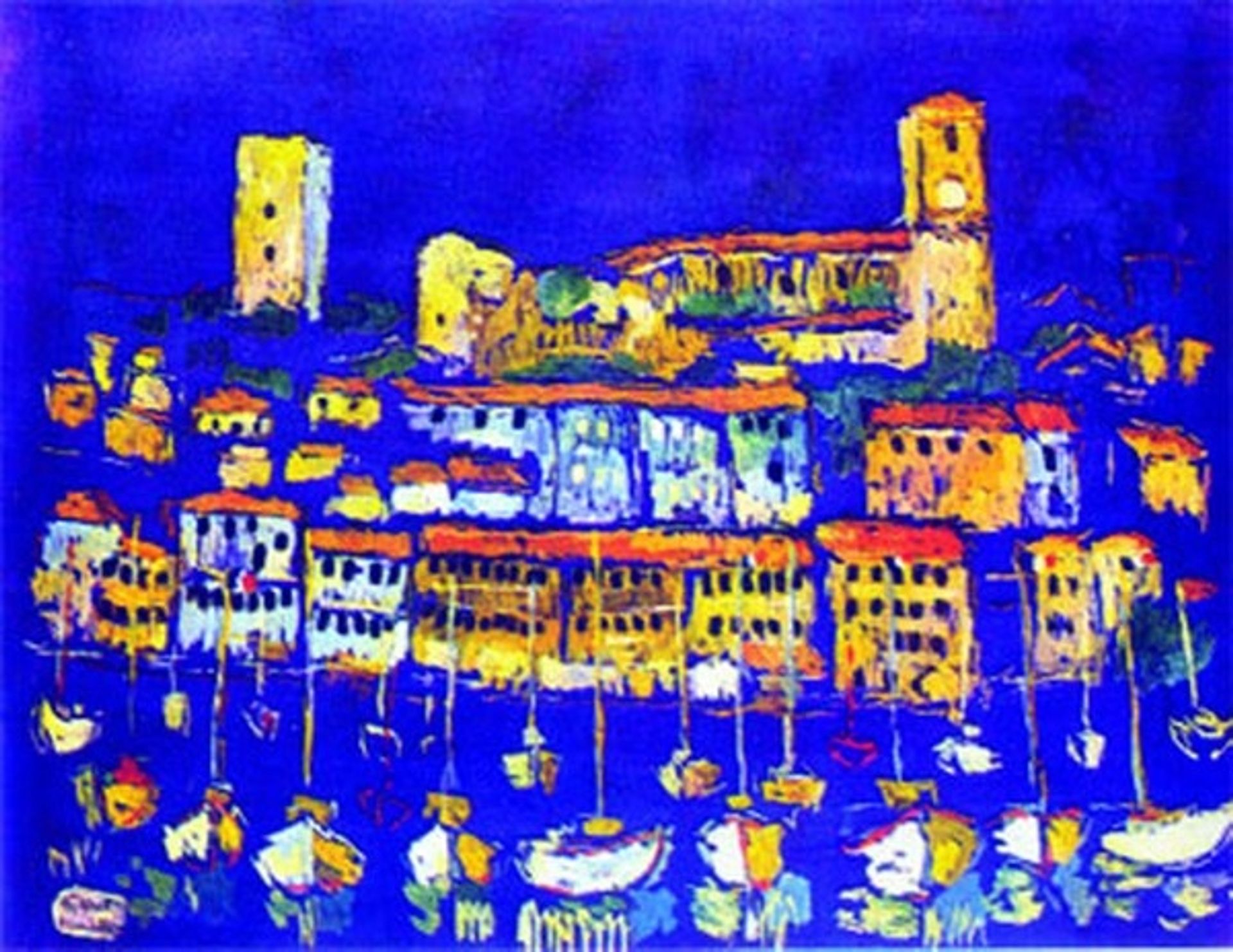 Cannes by Fikret Mualla Saygi