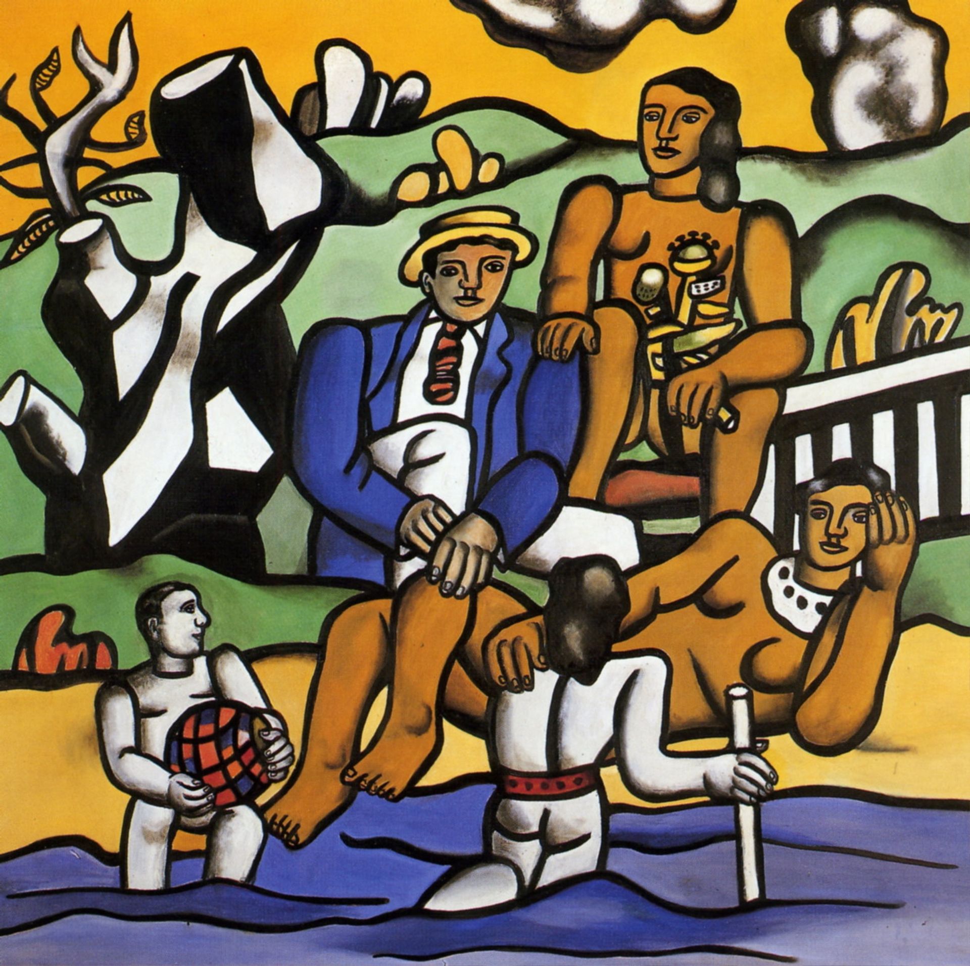 The outing in the country by Fernand Léger