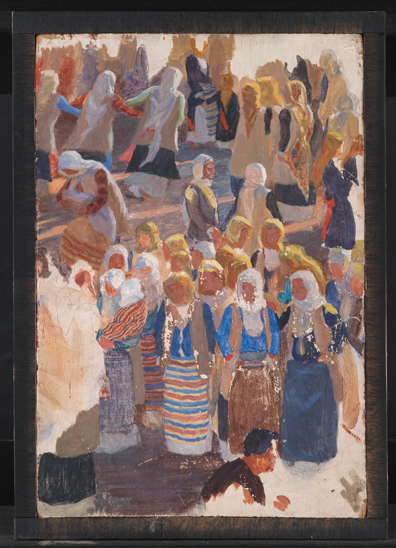 Grupper af dansende kvinder. Megara by Niels Skovgaard