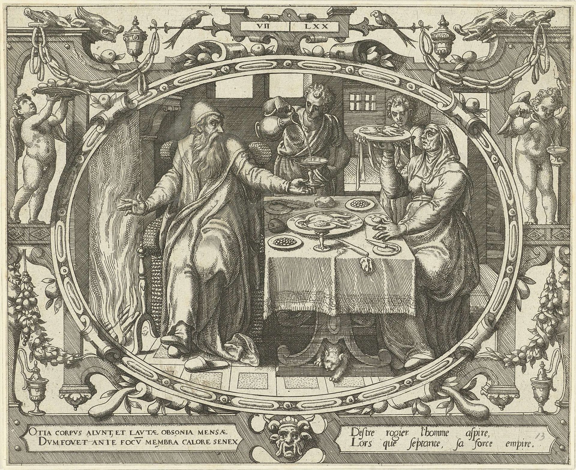 De mens op zeventigjarige leeftijd by Gerard van Groeningen