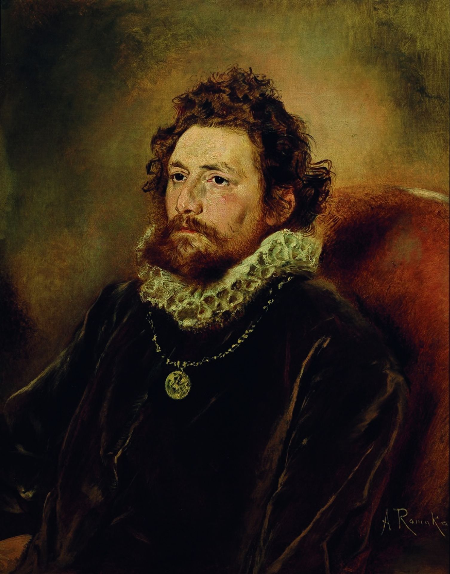 Councilor Dr. Karl Zehden by Anton Romako