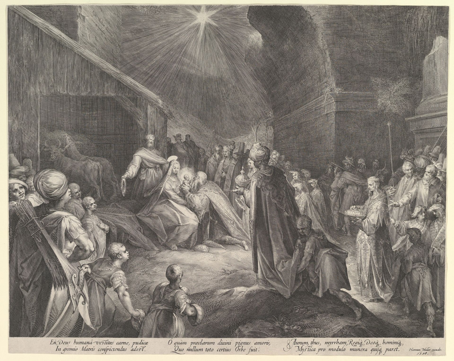 The Adoration of the Magi by Jan Muller