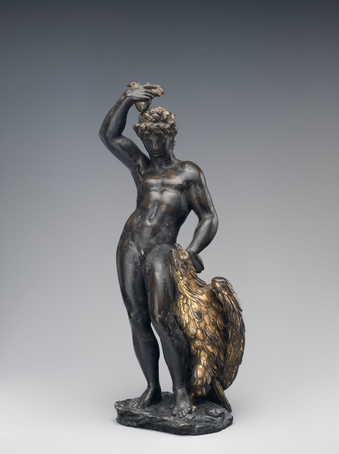 Ganymede with eagle and eaglet by Benvenuto Cellini