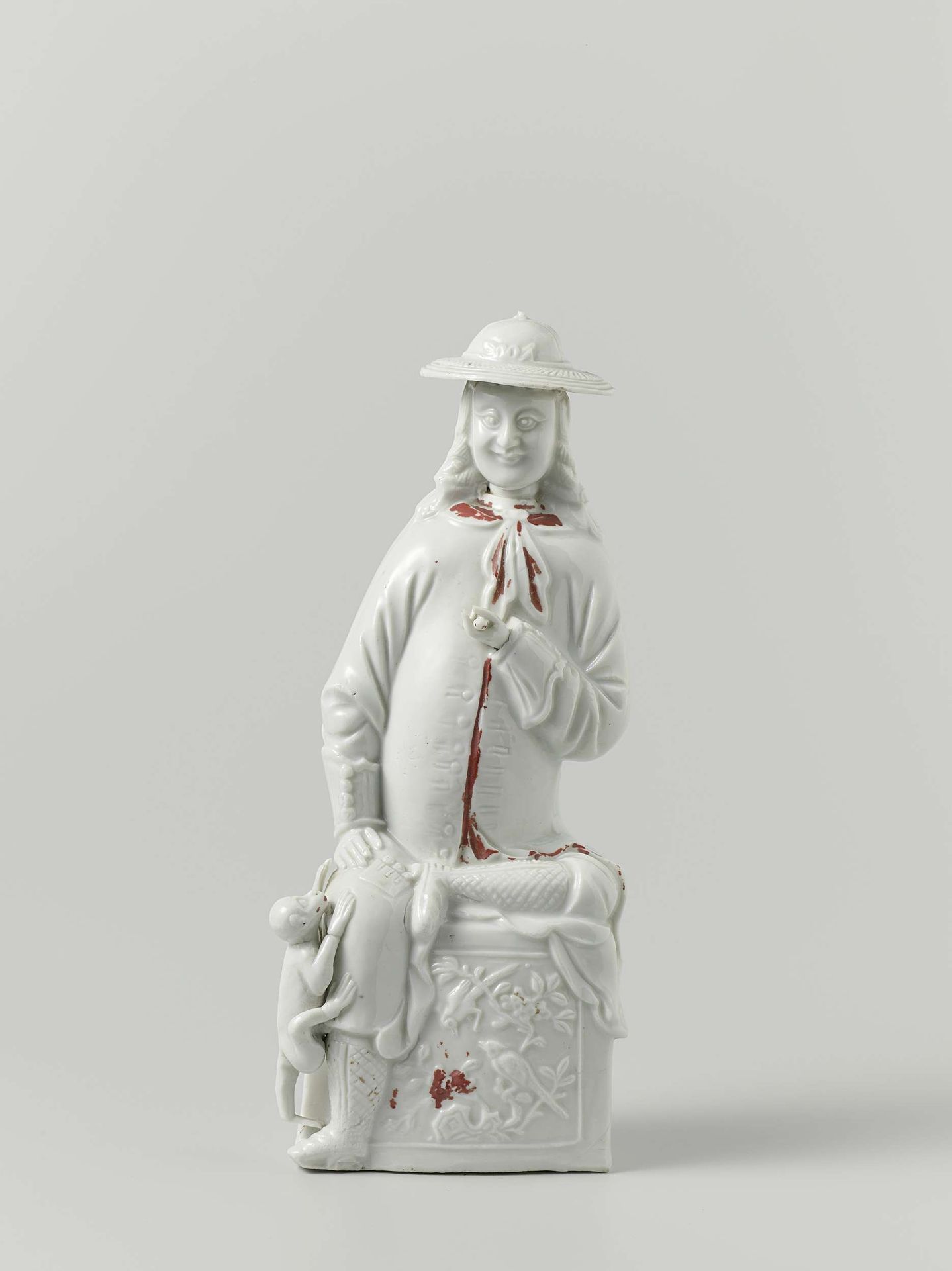 Figuur van een Europese koopman by Porseleincentrum Tê Hua