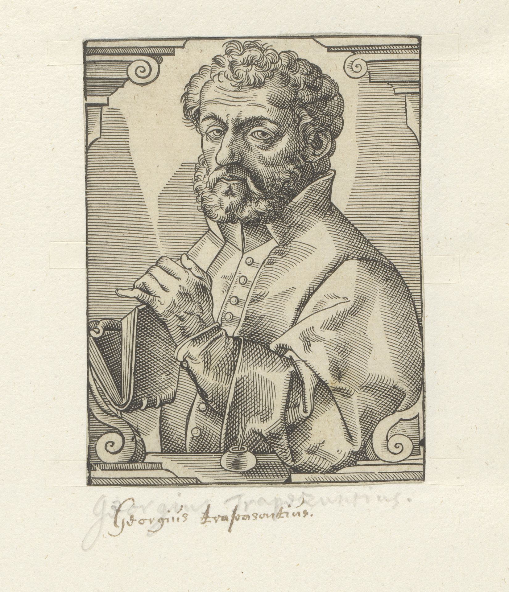 Portret van Georg of Trebizond by Anonymous