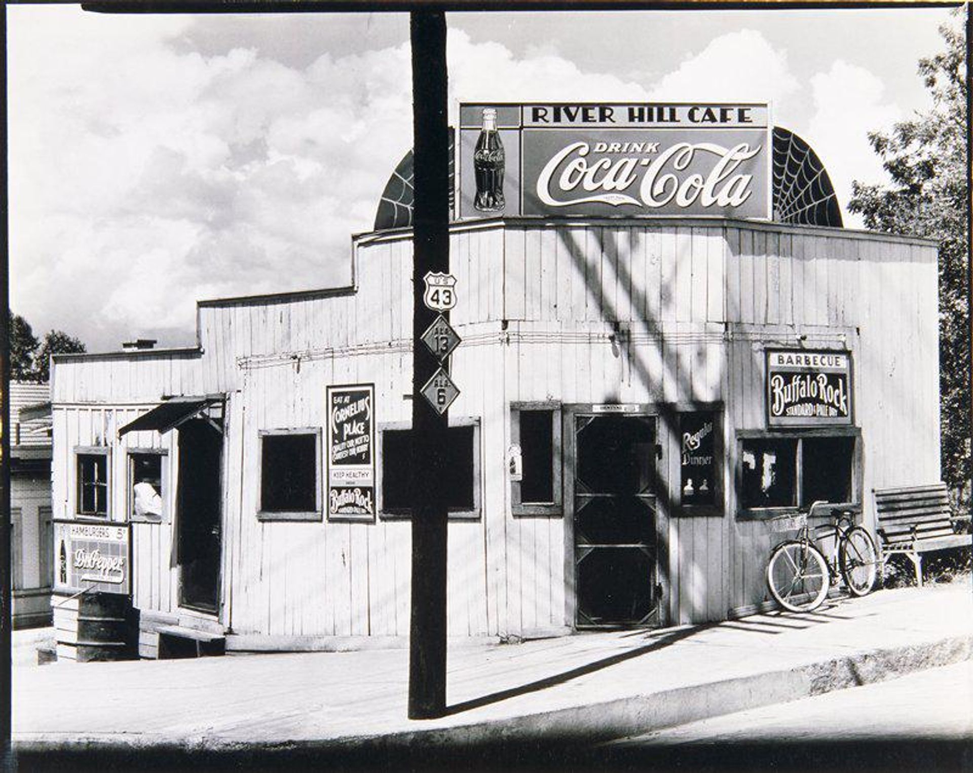 Roadside Restaurant by Walker Evans