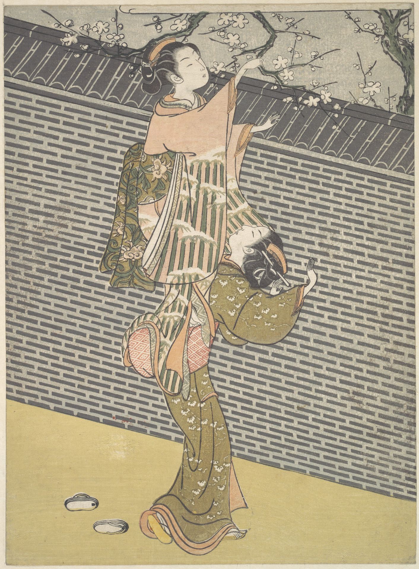 Plucking a Branch from a Neighbor's Plum Tree - Suzuki
