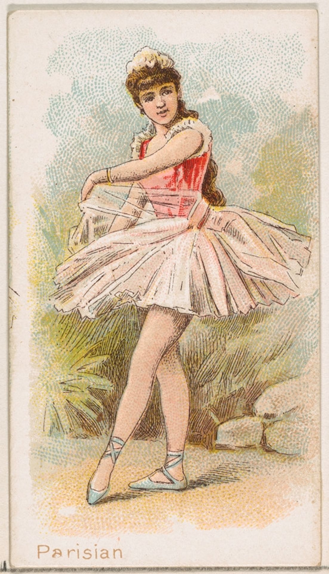 Parisian Dancer, from the Dancing Women series (N186) issued by Wm. S. Kimball & Co. by William S. Kimball & Company
