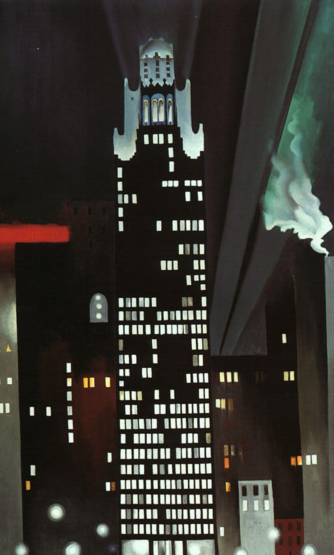 Radiator Building – Night, New York by Georgia O'Keeffe