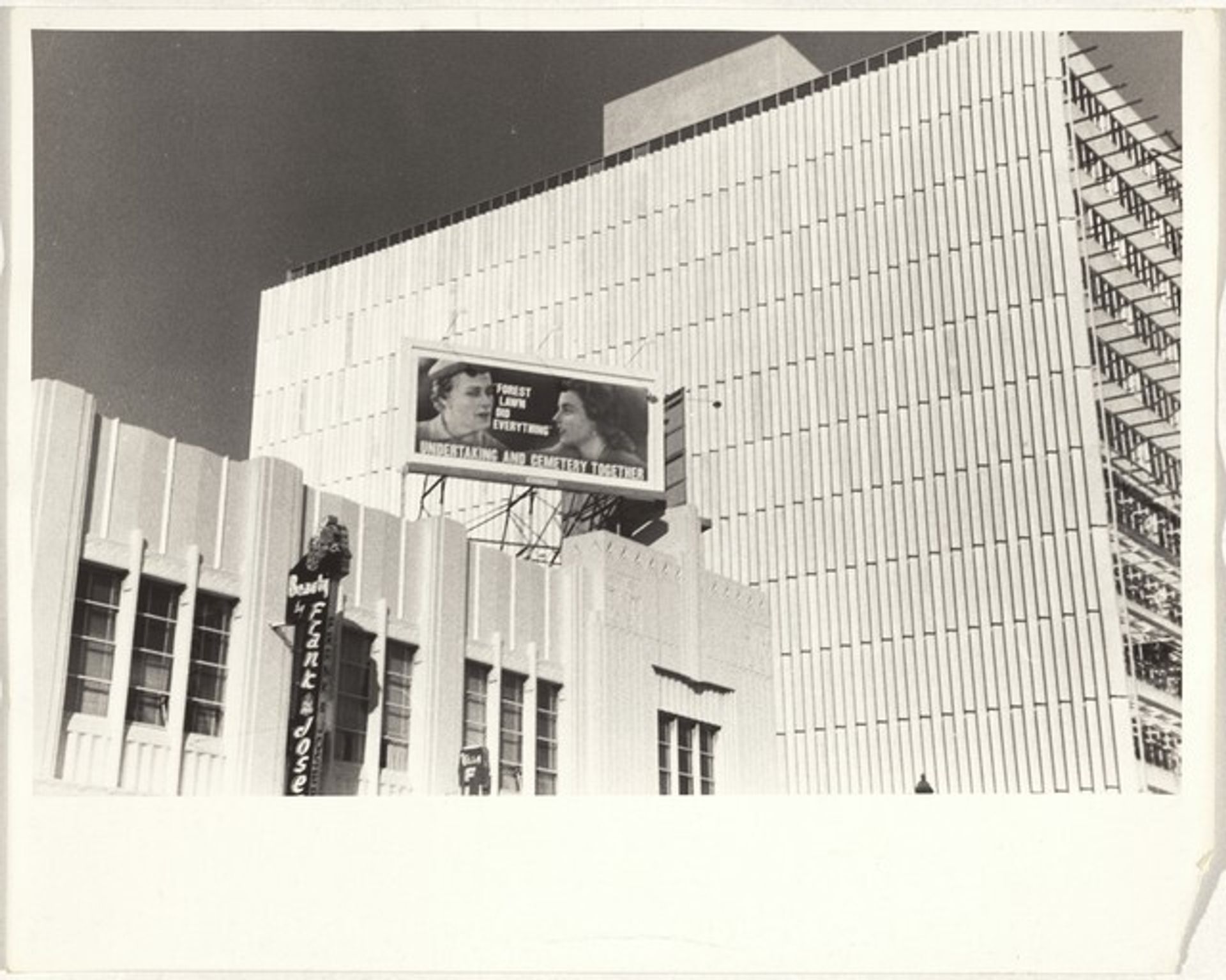 Buildings and billboard--Beverly Hills, California by Robert Frank