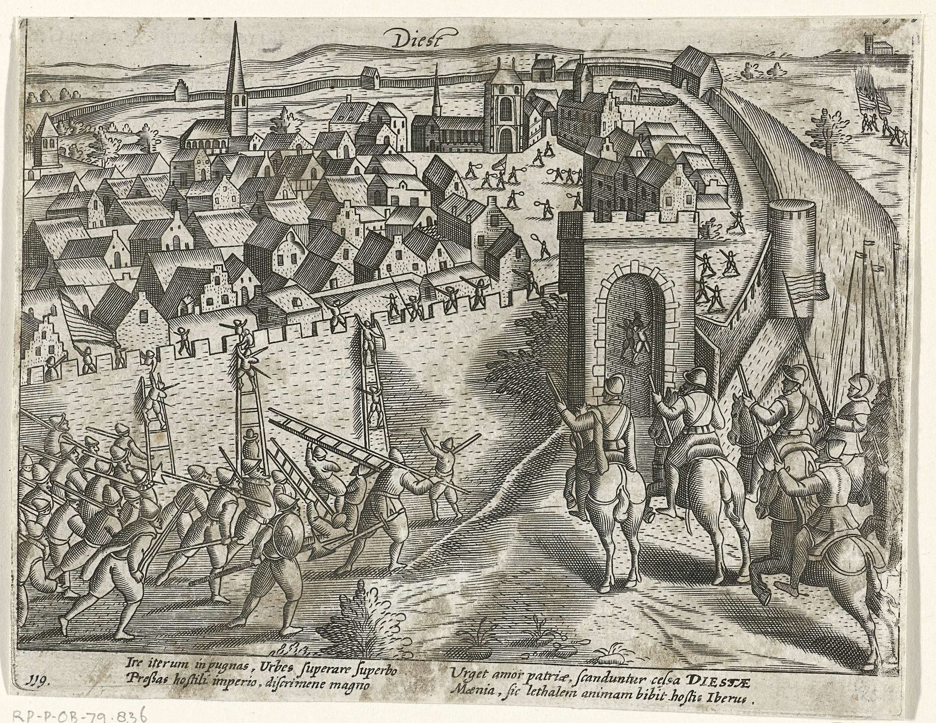 Verovering van Diest, 1580 by Anonymous