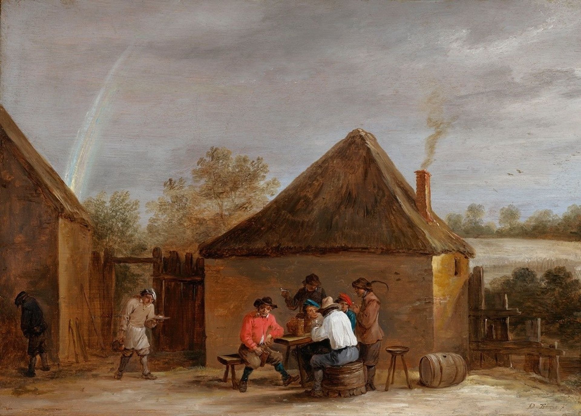 Village Scene by David Teniers The Younger