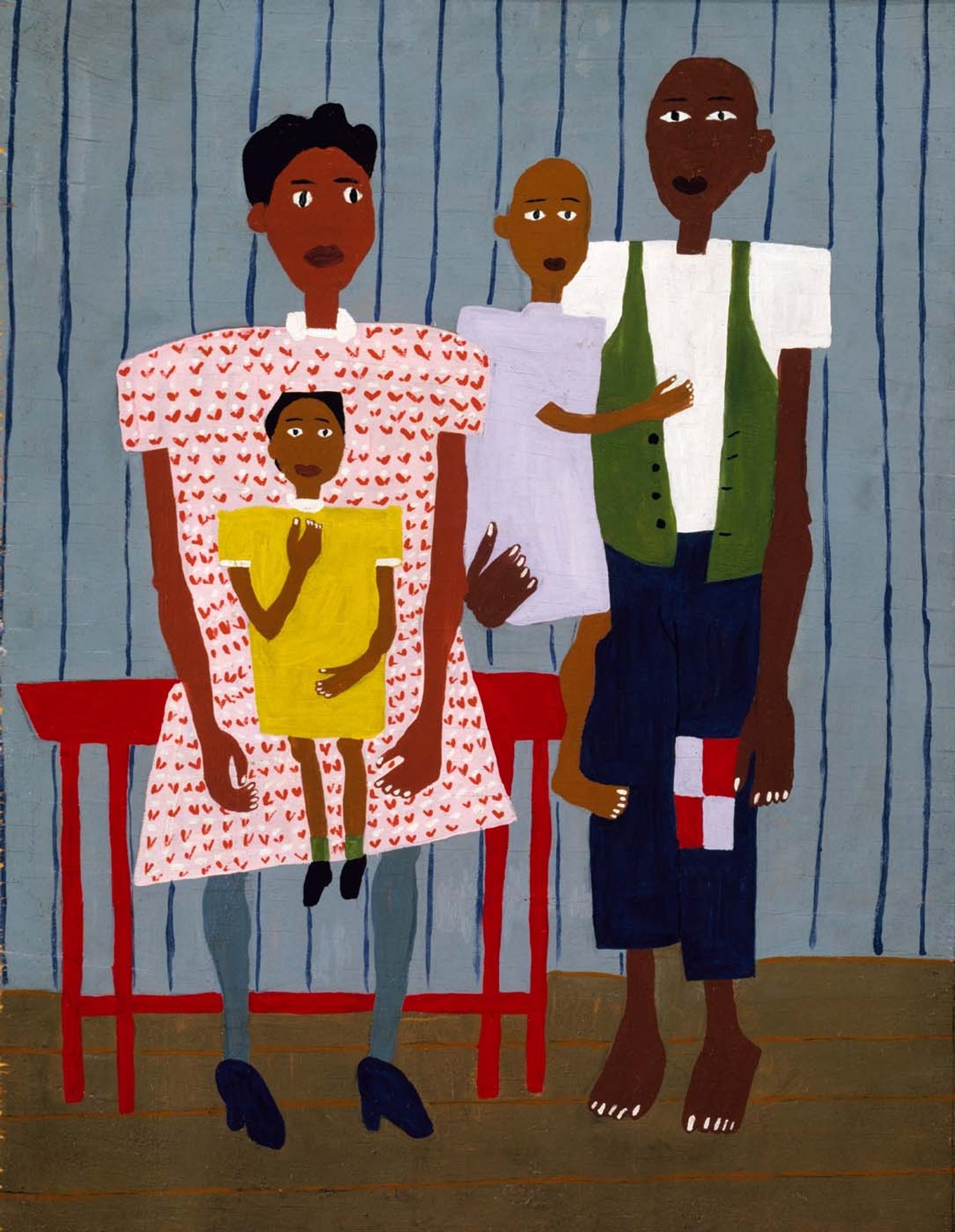Folk Family by William H. Johnson