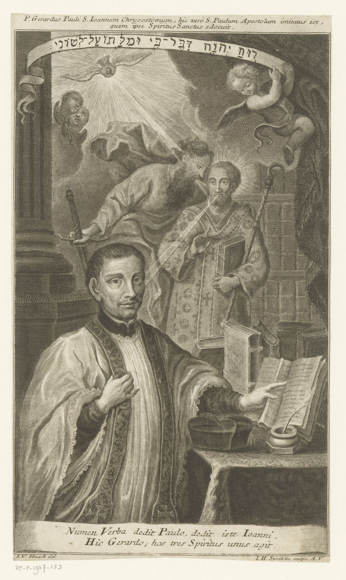 Portret van Gerhard Pauli by Johann Heinrich Störchlin